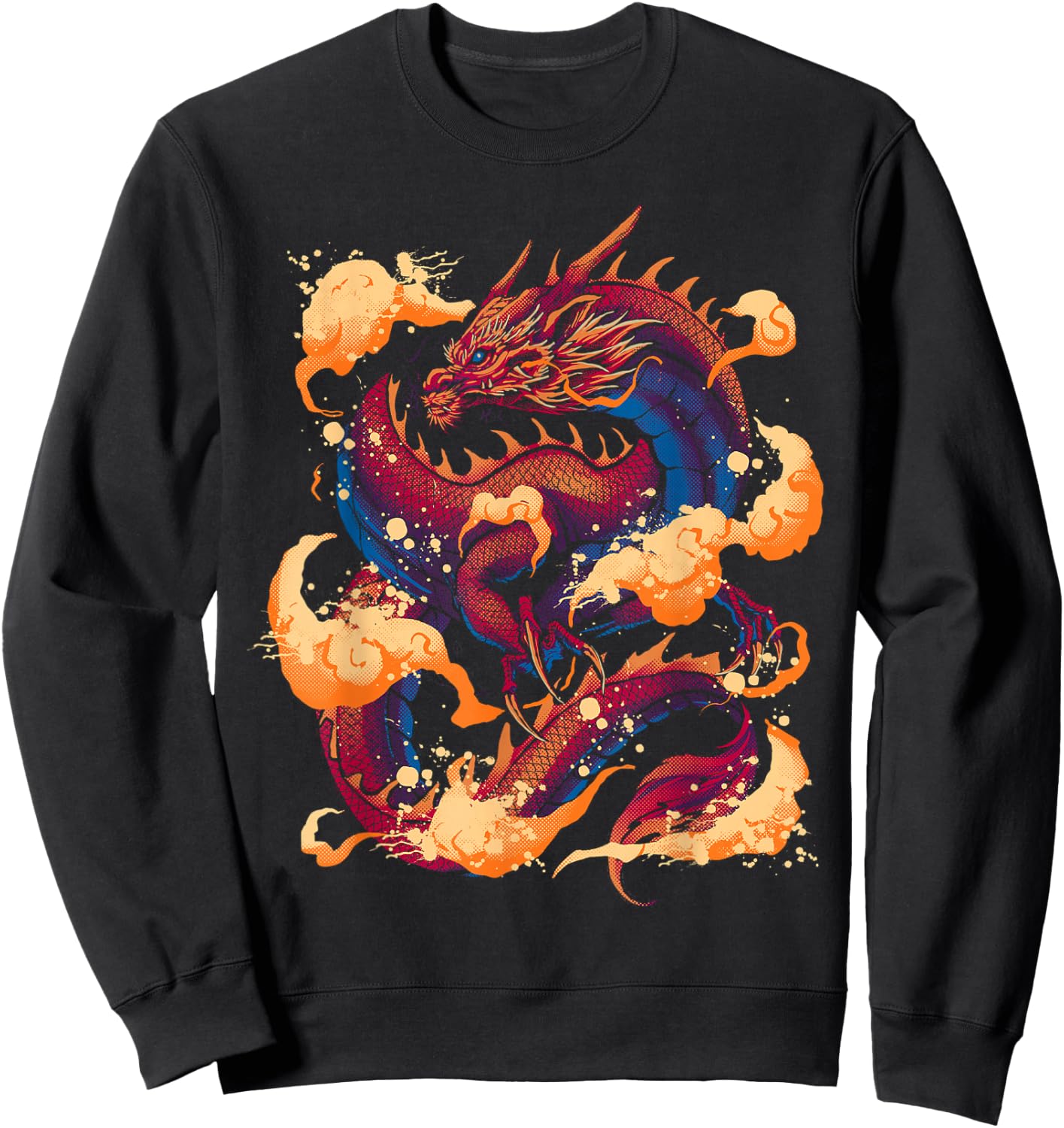 Great Red Dragon Sweatshirt - Sweatshirt | Black