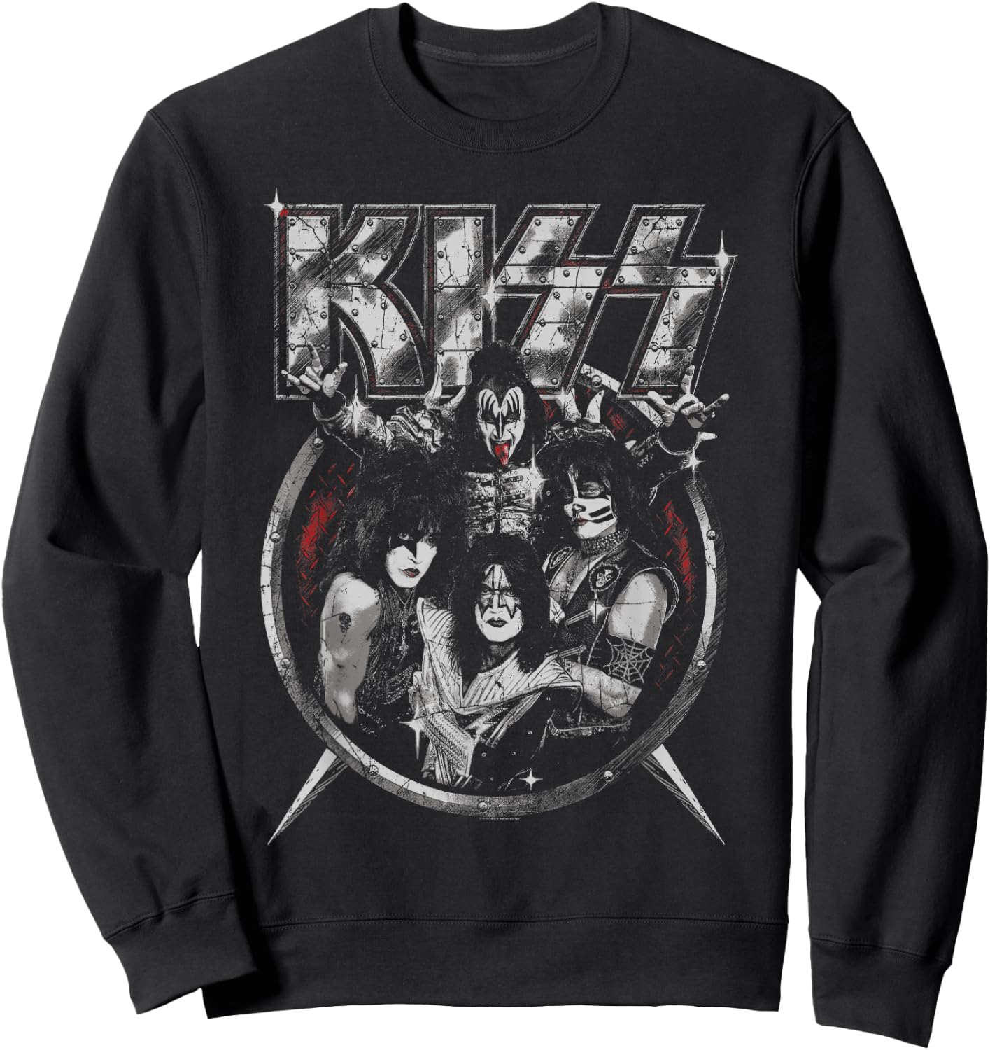 KISS - Heavy Metal Portrait Sweatshirt - Sweatshirt | Black