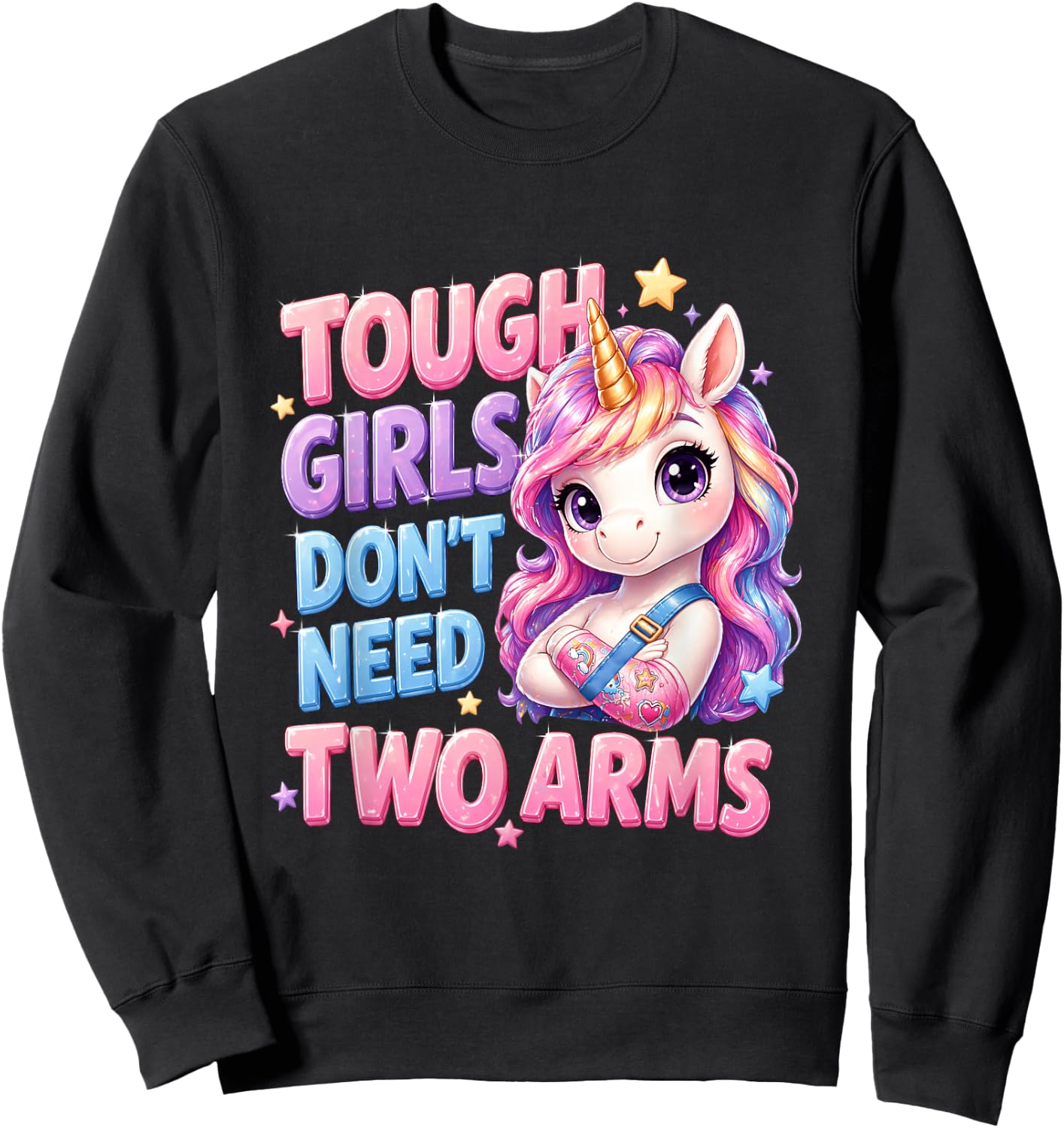 Recovery Unicorn Sweatshirt - Sweatshirt | Black