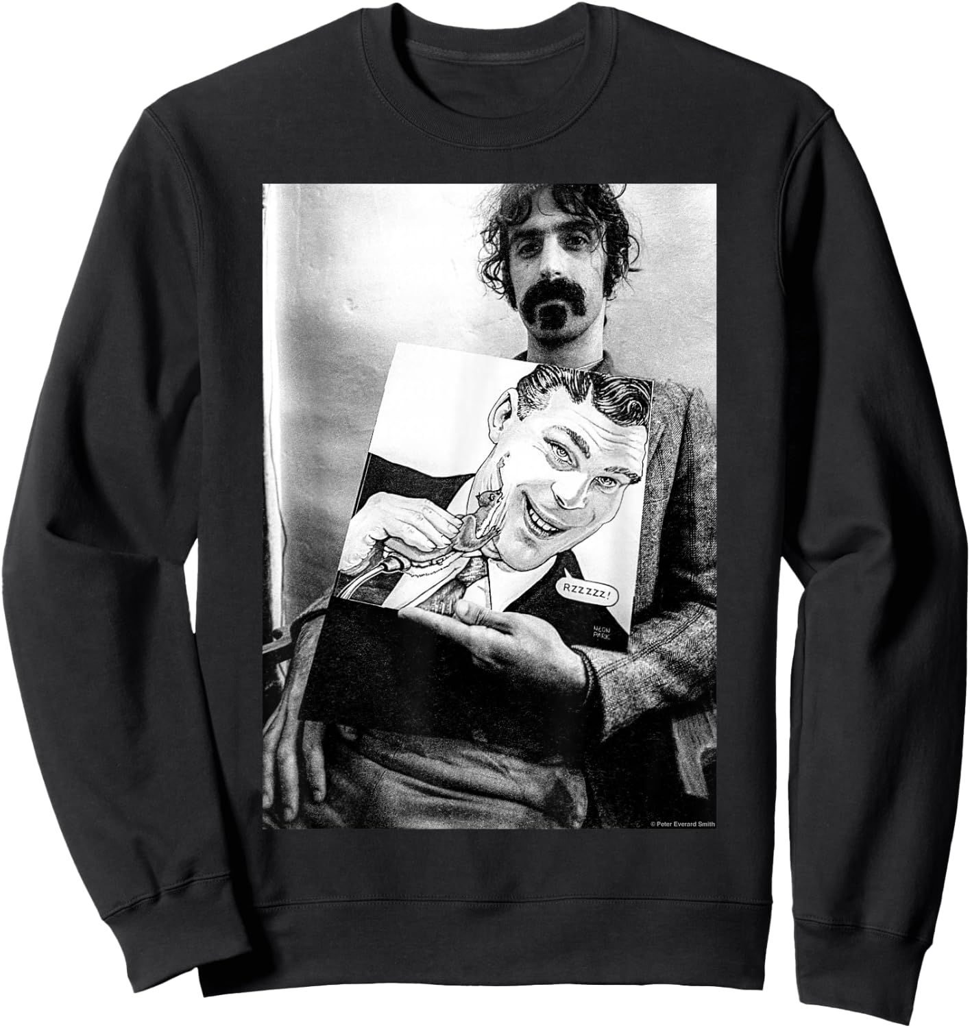 Frank Zappa Weasels Ripped My Flesh Album by Everard Smith Sweatshirt - Sweatshirt | Black