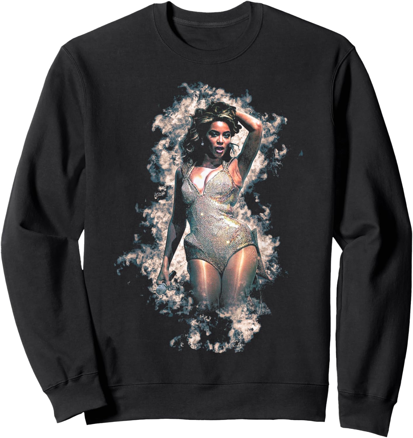 Beyonce Silver Dress 2009 , black Sweatshirt - Sweatshirt | Black