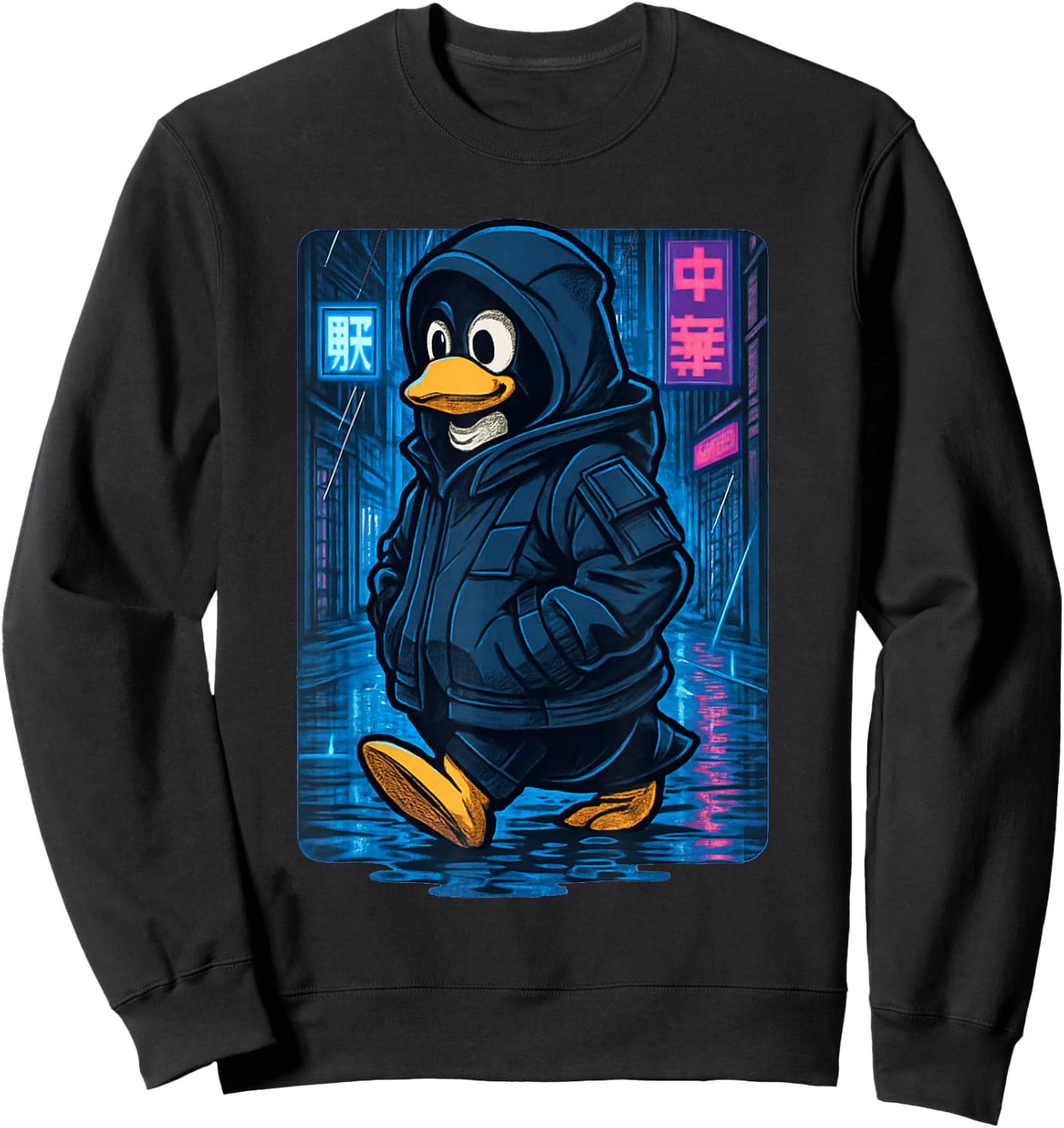 Linux Penguin Tux for Software Developers Sweatshirt - Sweatshirt | Black
