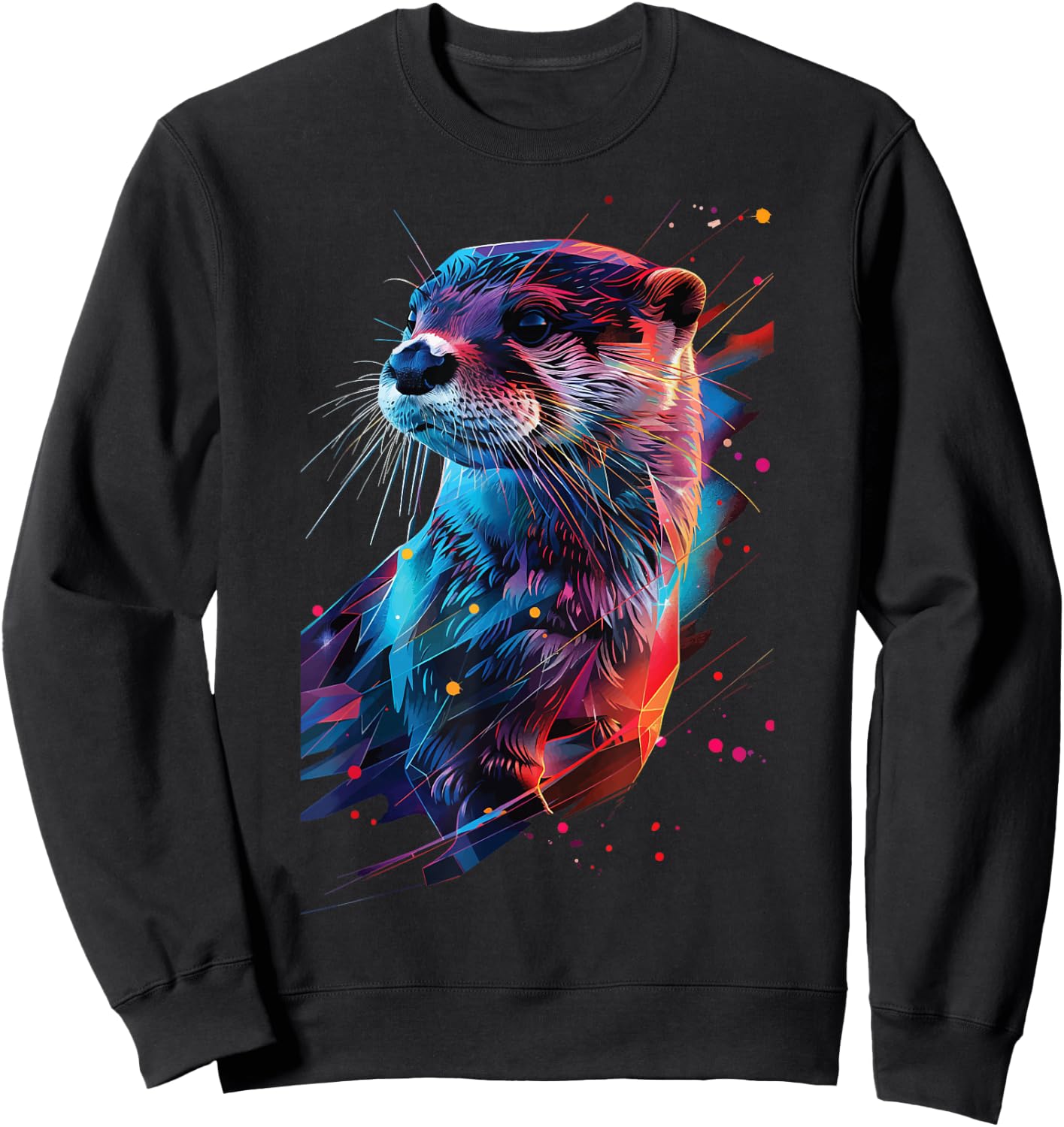 Otter , black Sweatshirt - Sweatshirt | Black
