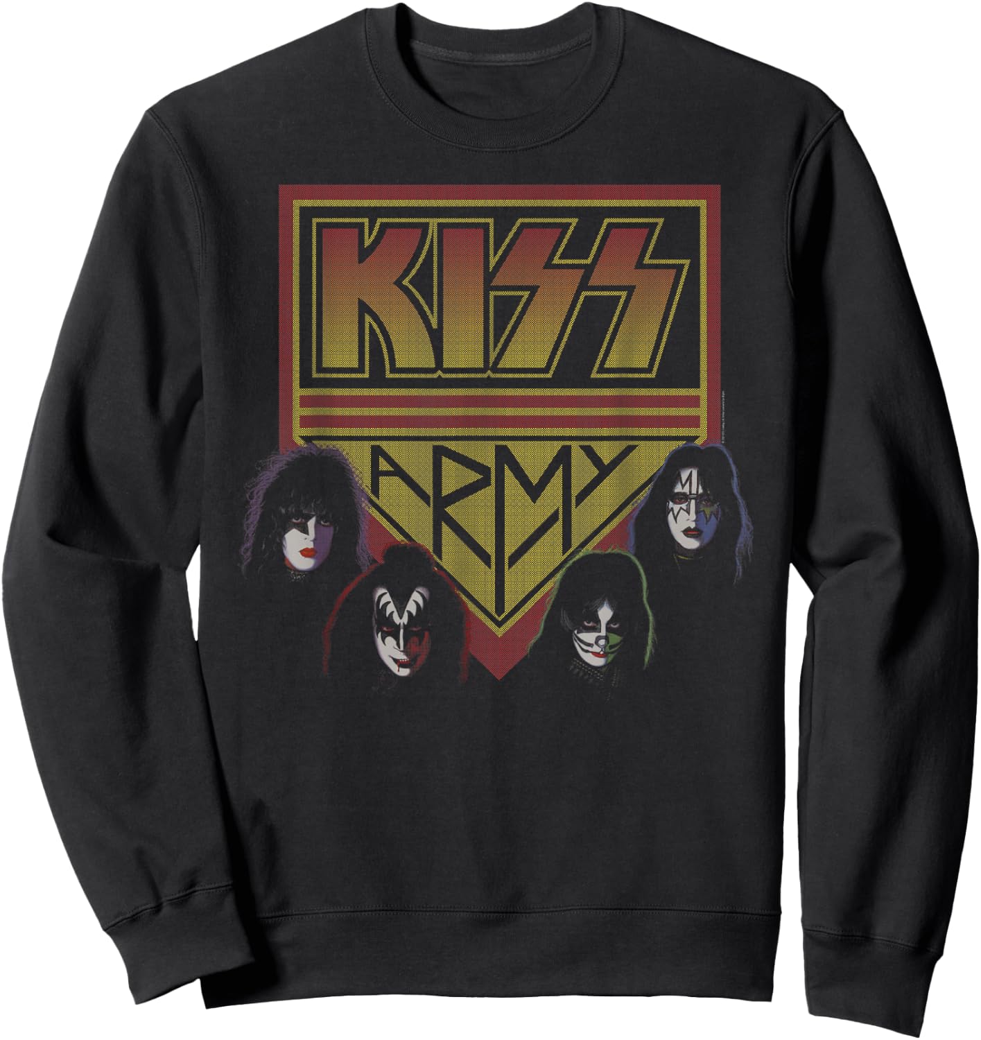 KISS - KISS Army Portrait Sweatshirt - Sweatshirt | Black