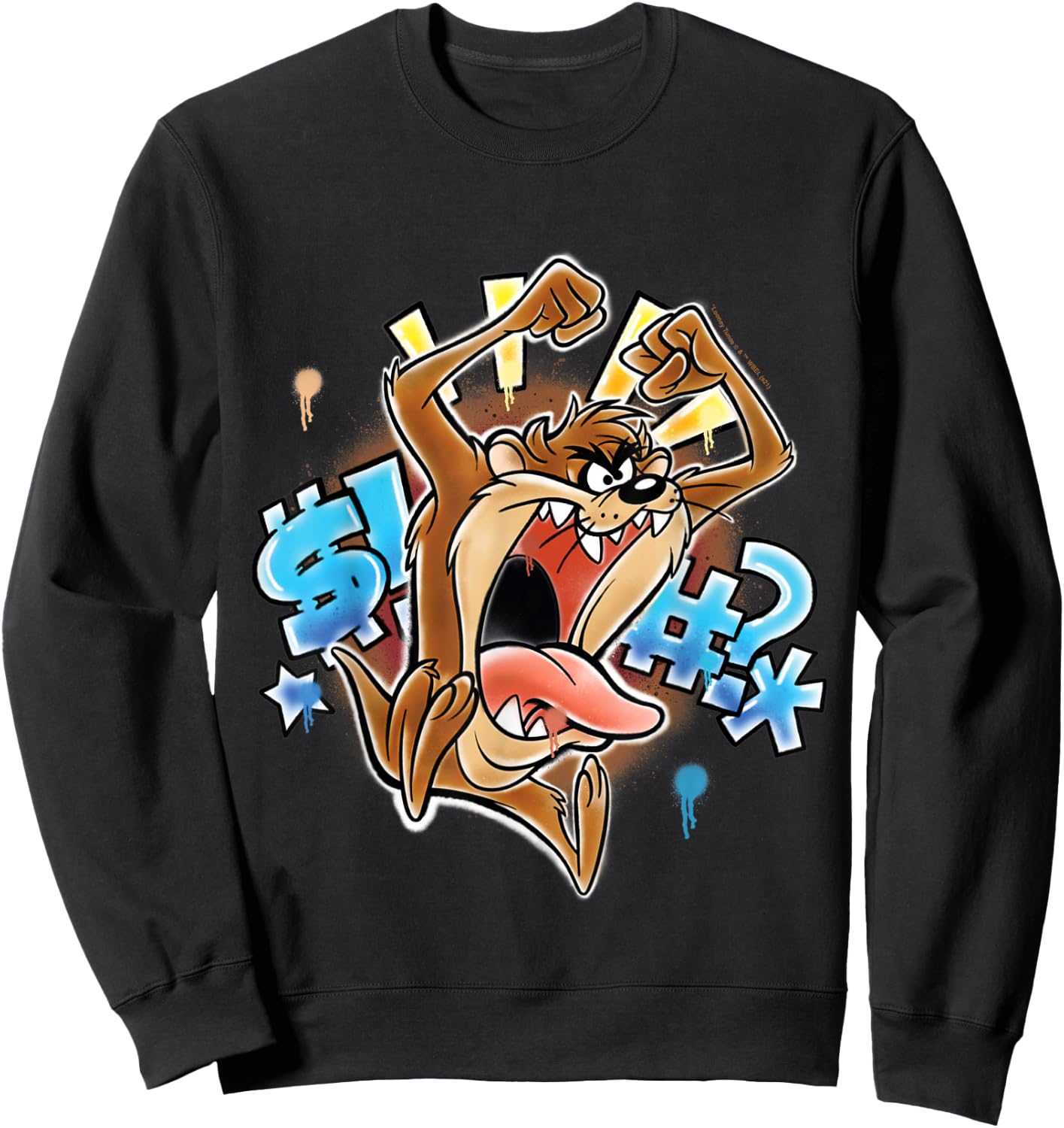 Looney Tunes Taz Sweatshirt - Sweatshirt | Black