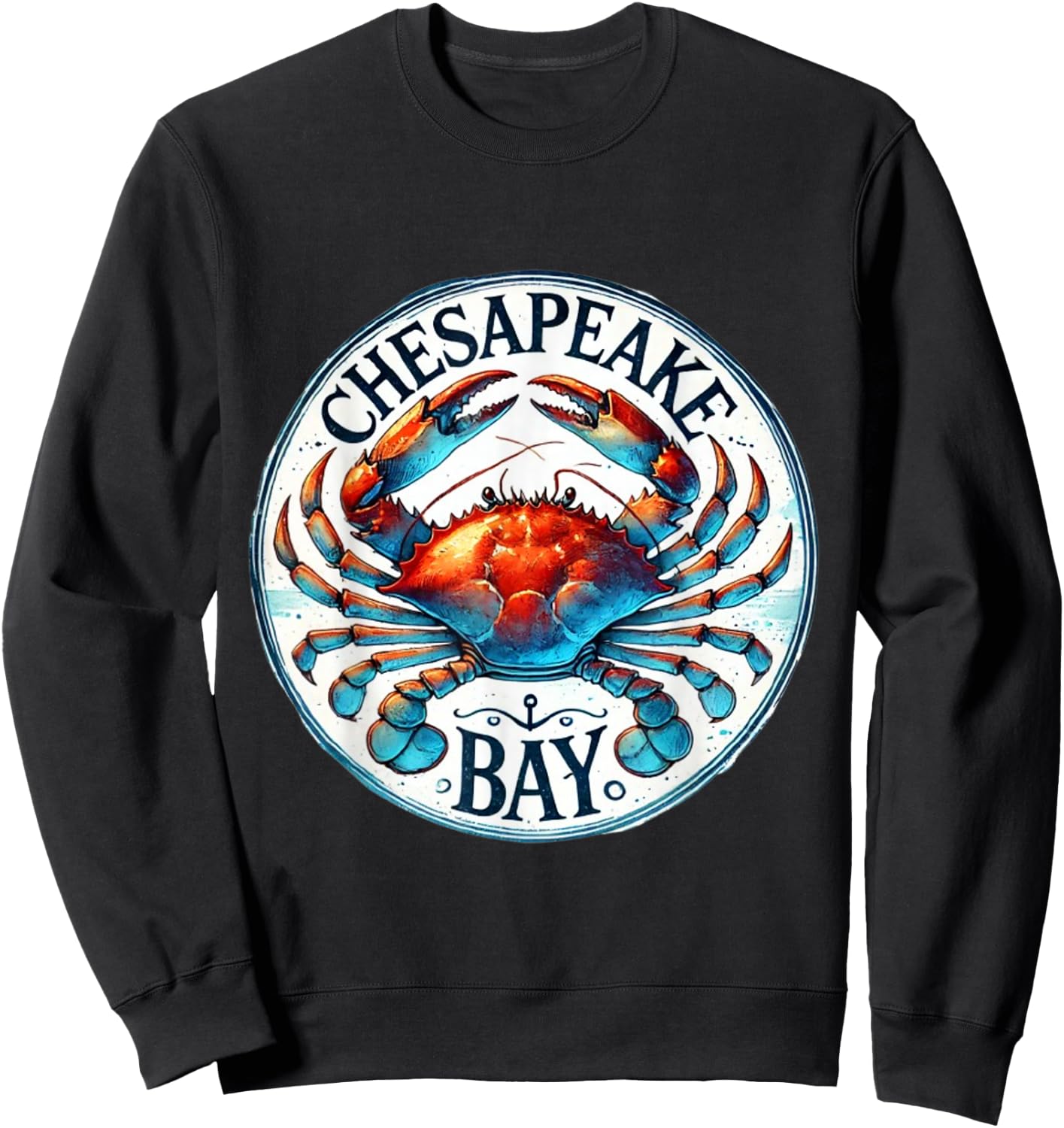 Chesapeake Bay Crab Sweatshirt - Sweatshirt | Black