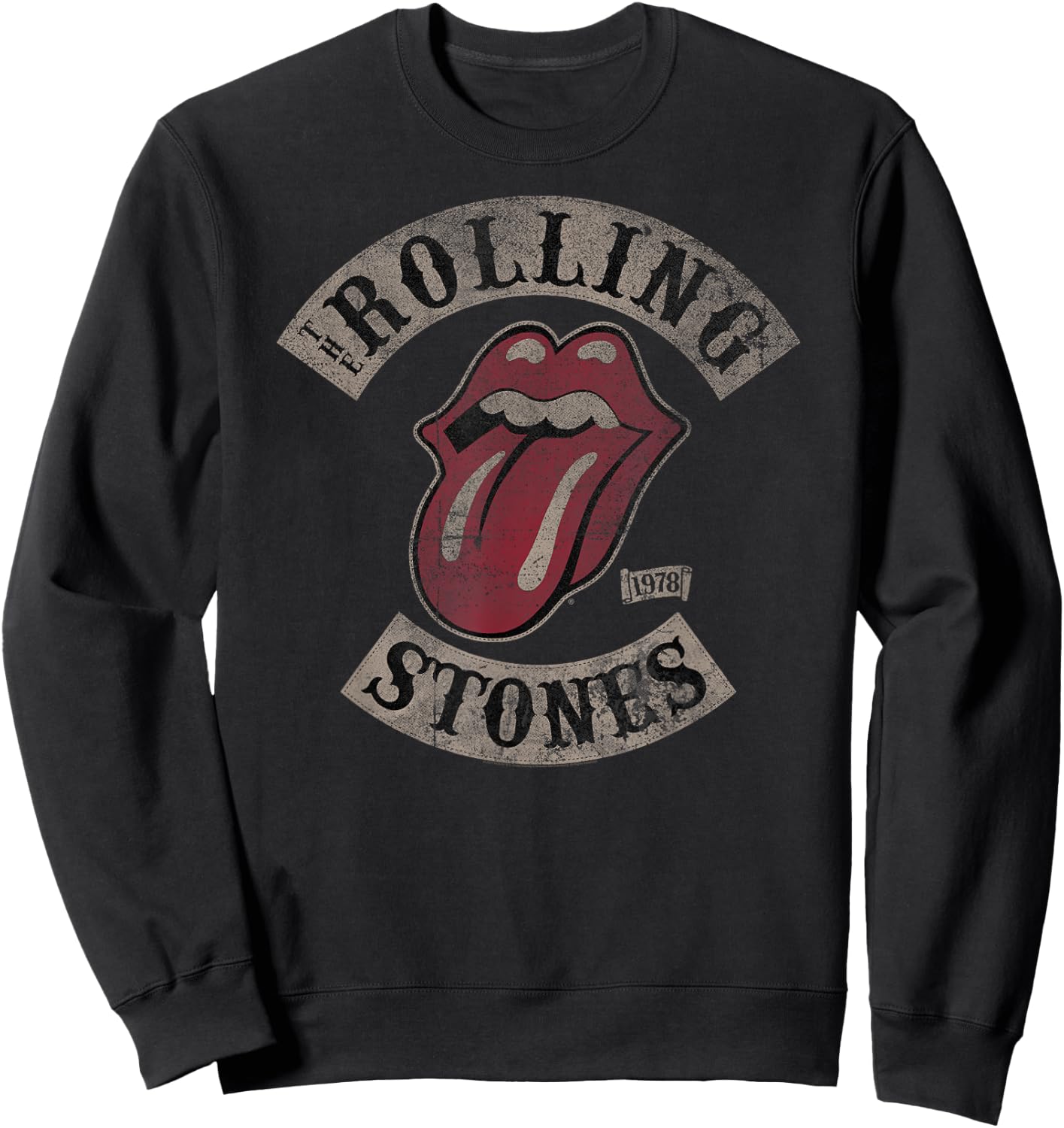 Official The Rolling Stones Tour 78 Rock Music Band Sweatshirt - Sweatshirt | Black