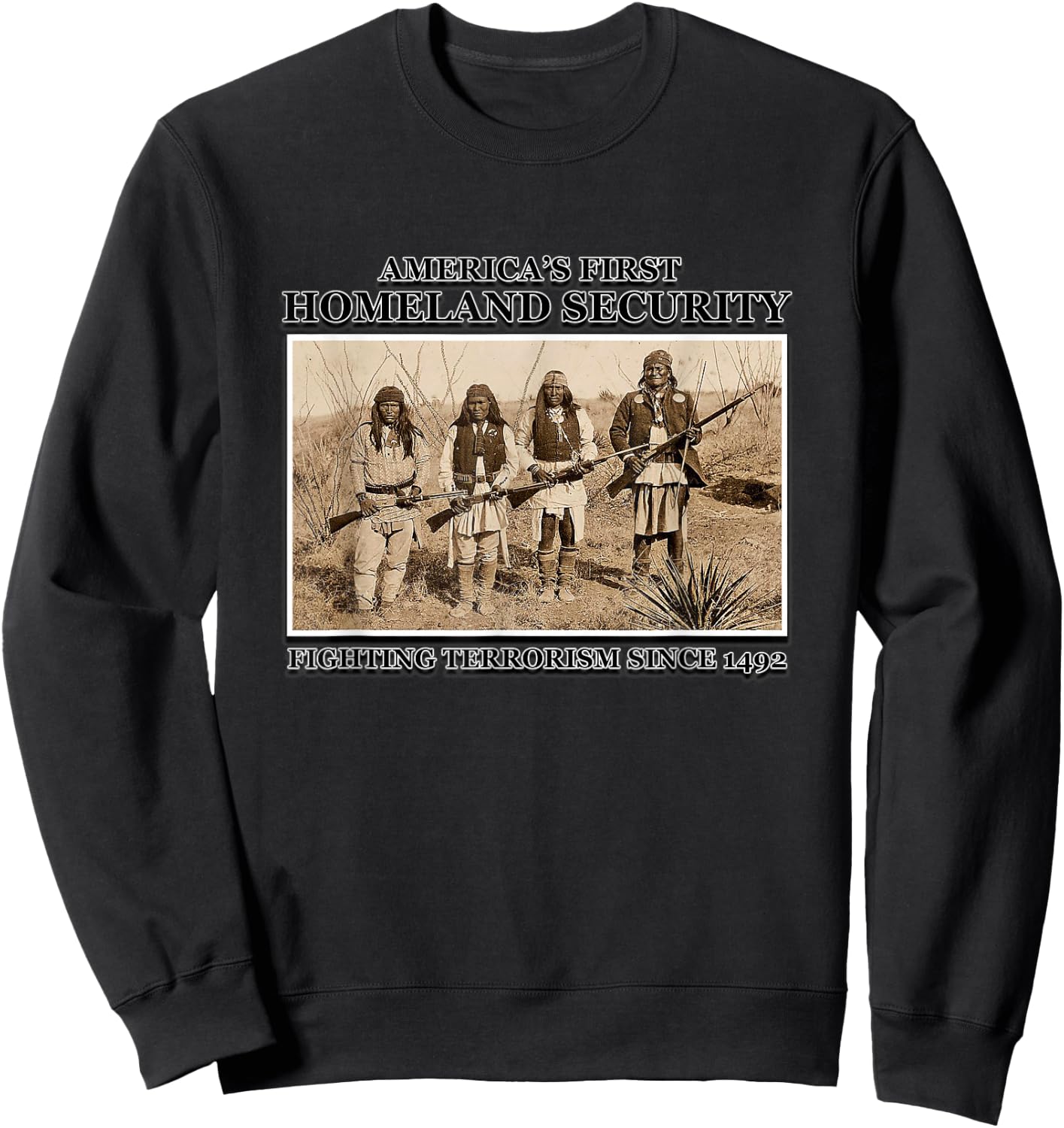 America's First Homeland Security Sweatshirt - Sweatshirt | Black