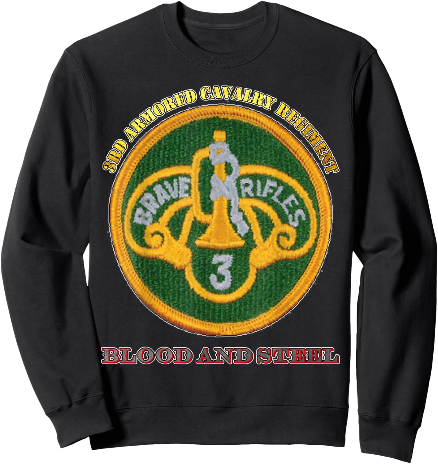 3rd Armored Cavalry Regiment - for Army 3rd ACR vets design Sweatshirt - Sweatshirt | Black