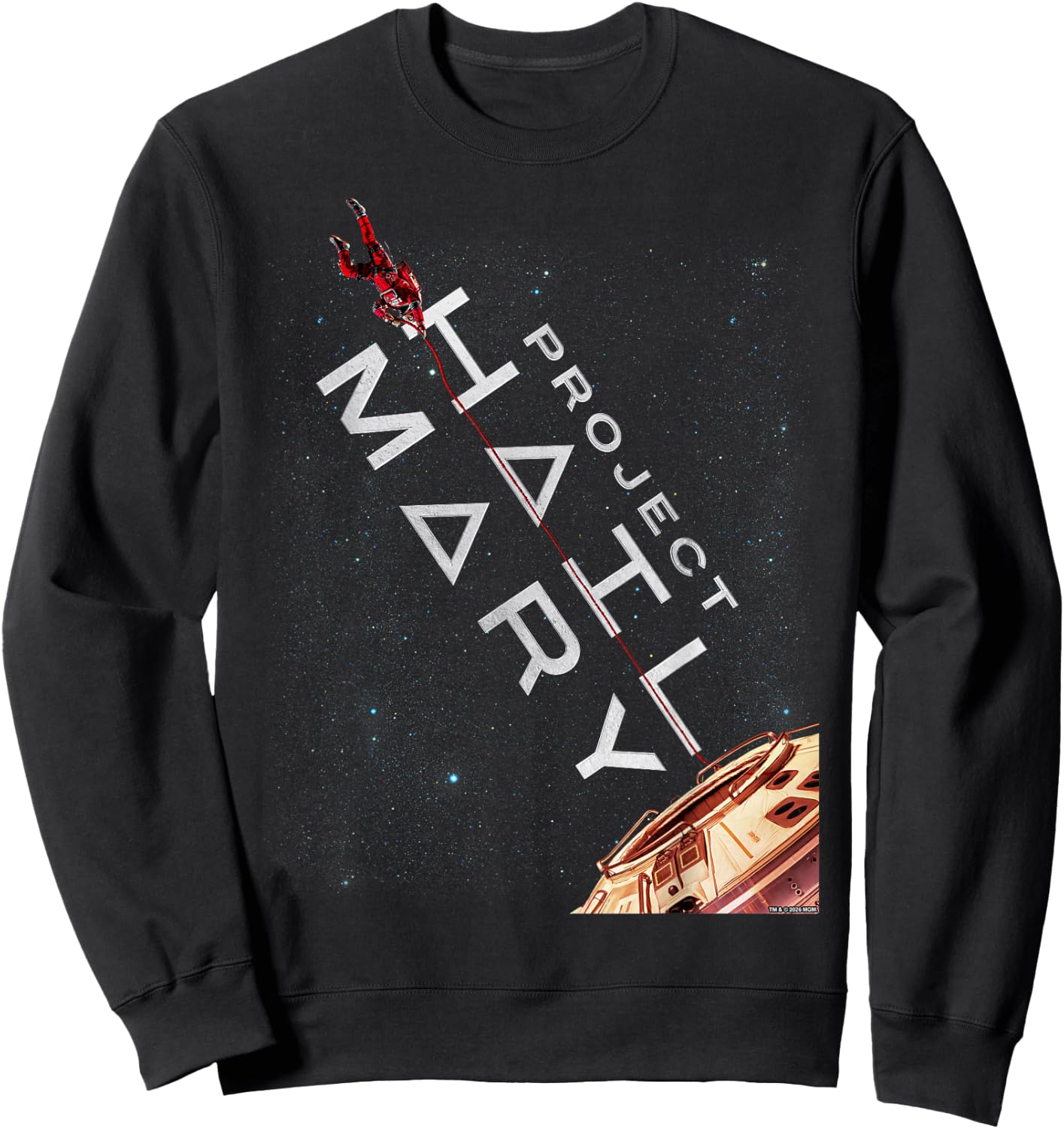 Project Hail Mary Movie Poster Sweatshirt - Sweatshirt | Black