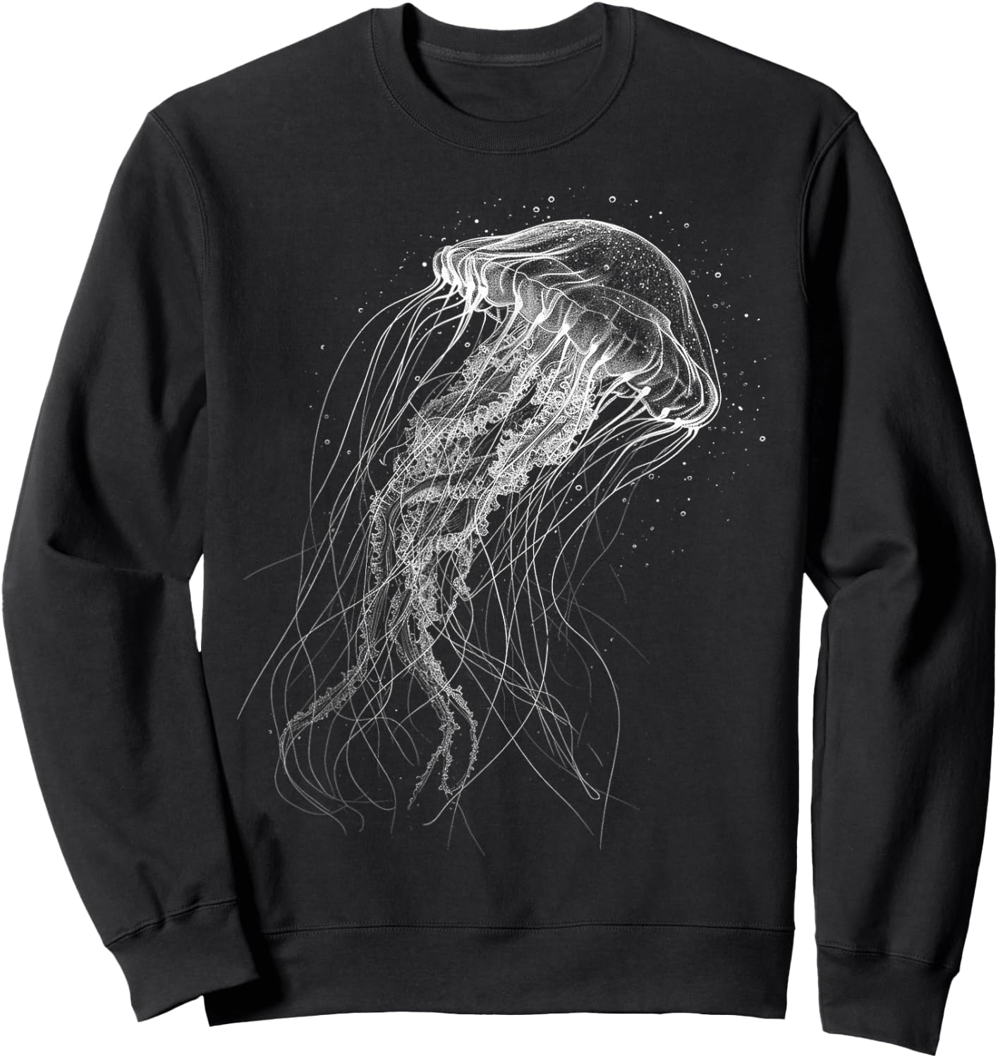 Jellyfish Animal Illustration Jellyfish , black Sweatshirt - Sweatshirt | Black