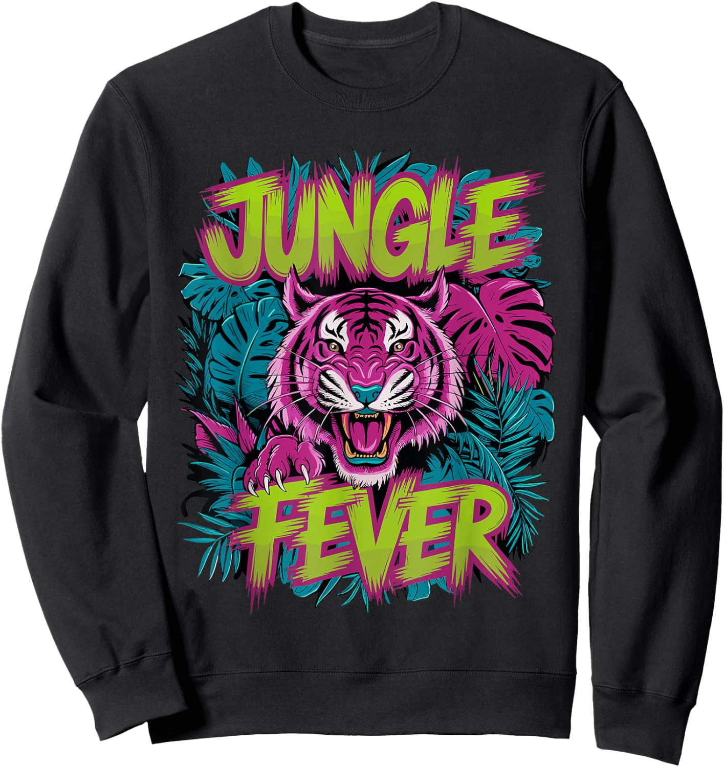 Jungle Fever Tiger for a Tiger lovers Sweatshirt - Sweatshirt | Black