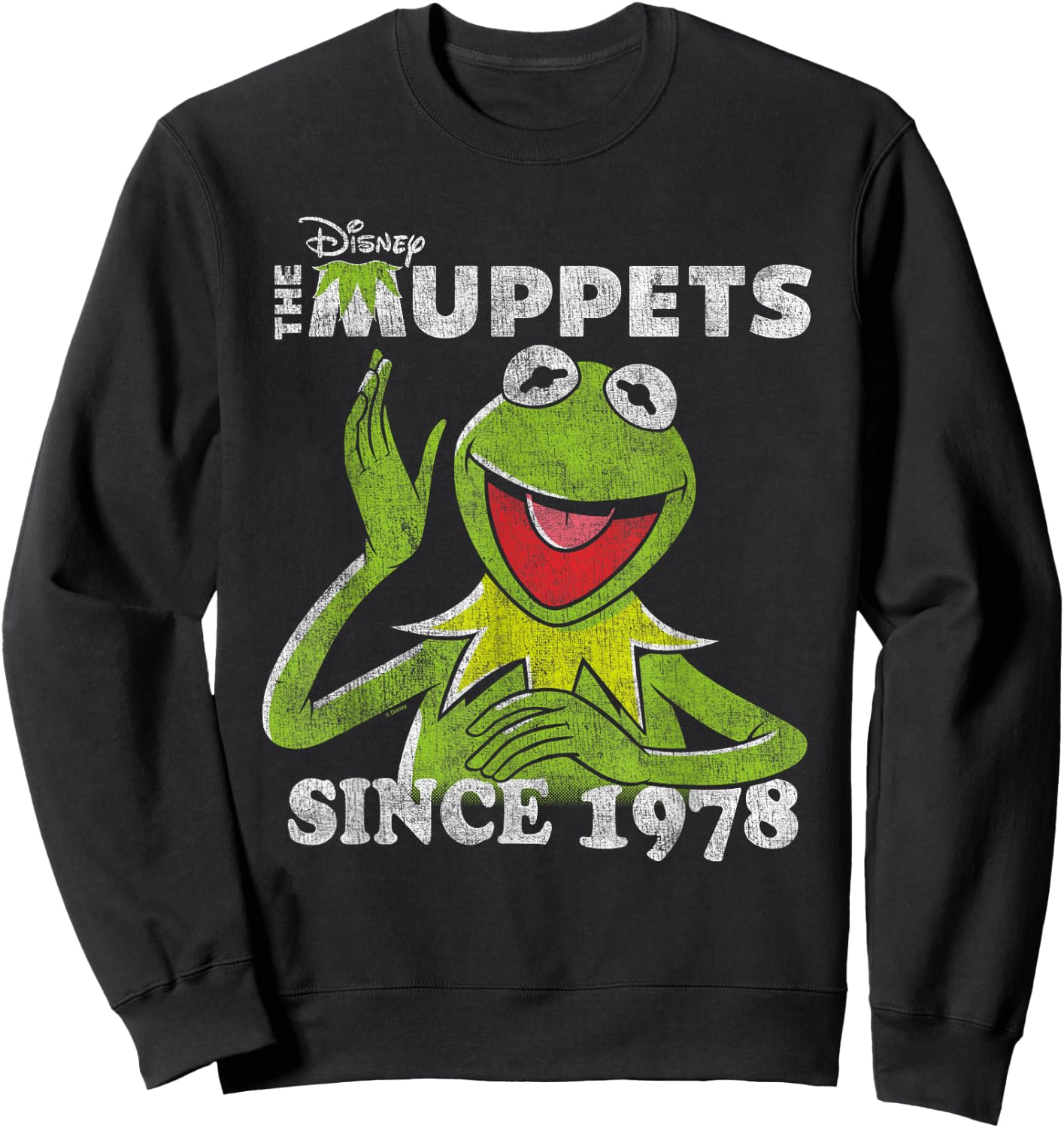 The Muppets Kermit Since 1978 Sweatshirt - Sweatshirt | Black