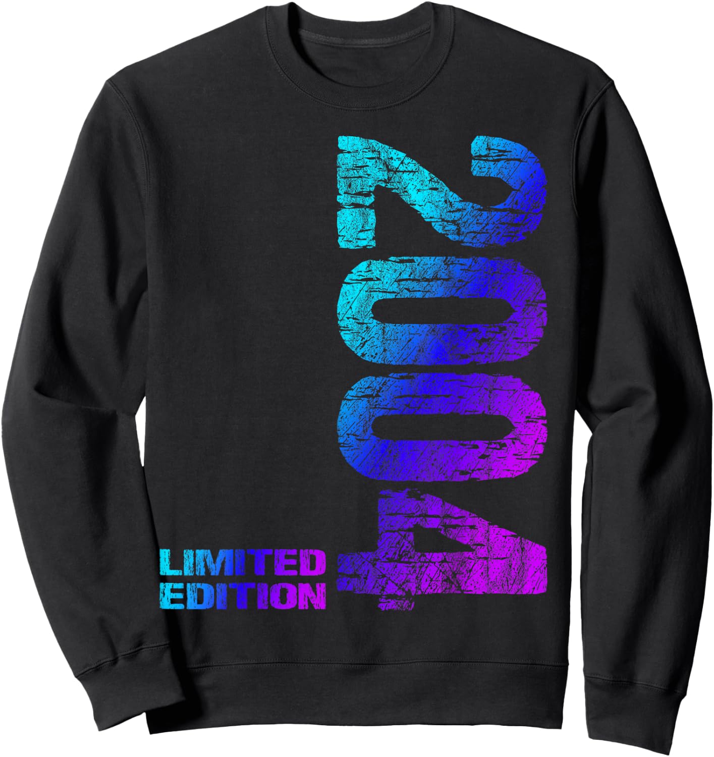 19th Birthday 2004 Limited Edition Man Woman , black Sweatshirt - Sweatshirt | Black