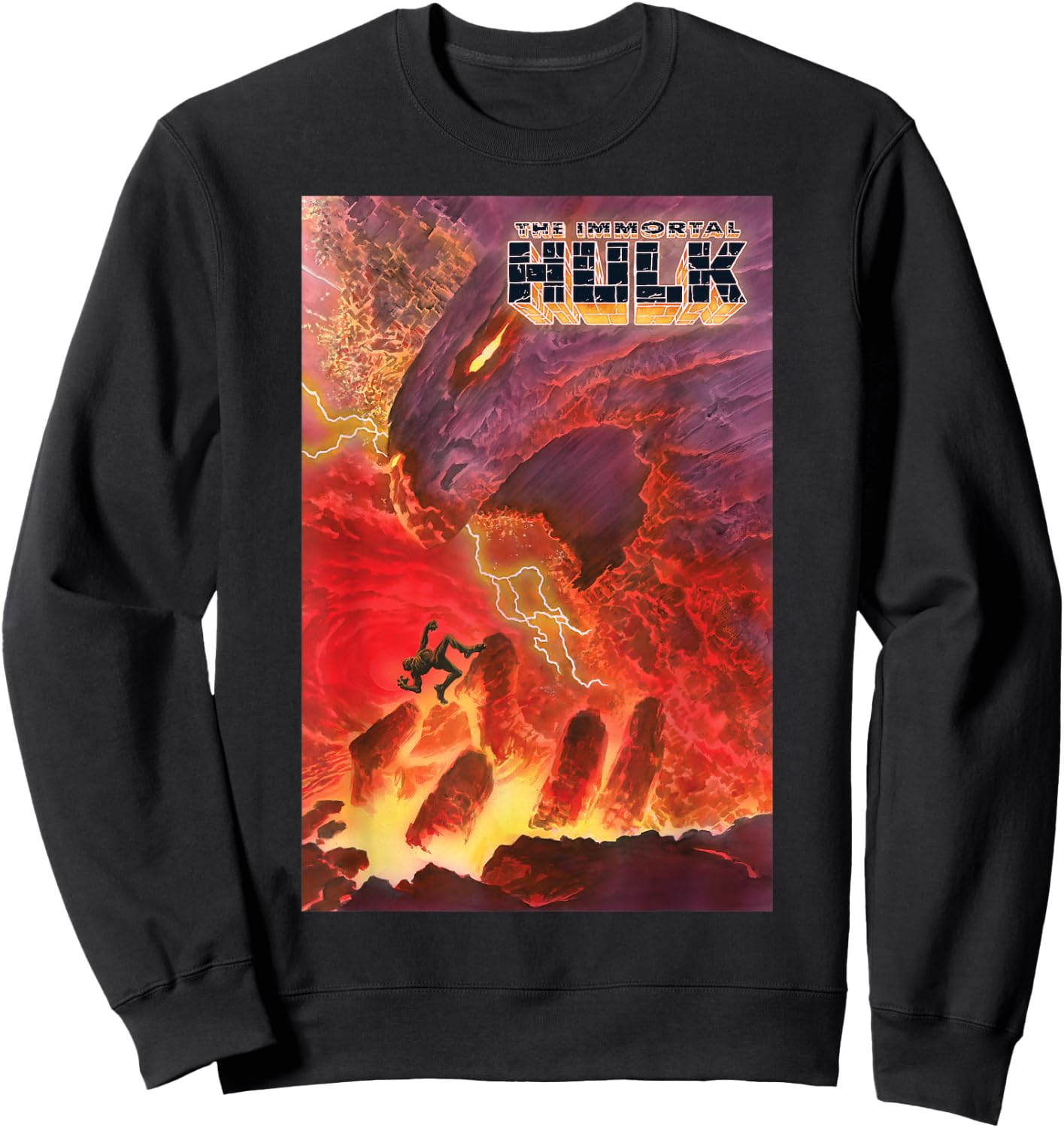 Marvel The Immortal Hulk Comic Cover Sweatshirt - Sweatshirt | Black