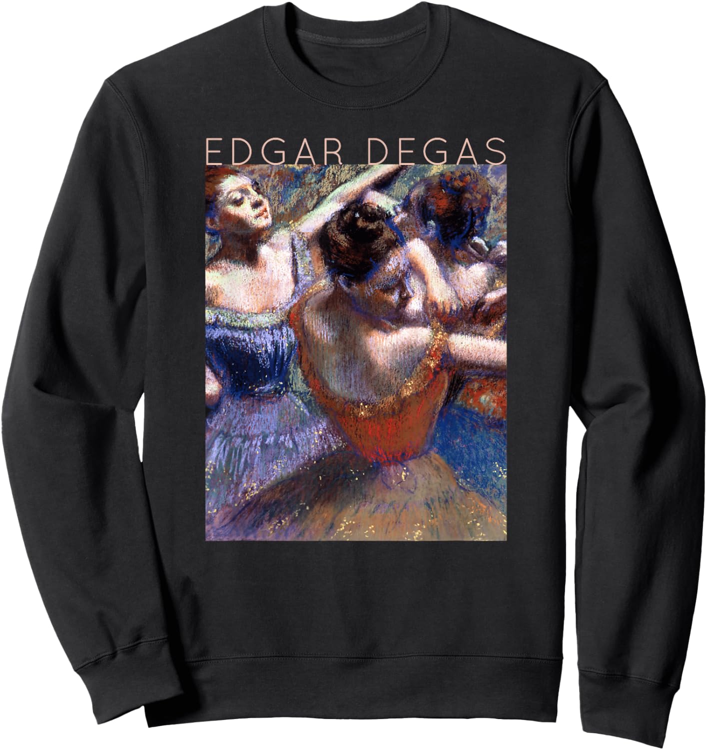 Edgar Degas Dancers #5 for Artists and Ballerinas Sweatshirt - Sweatshirt | Black