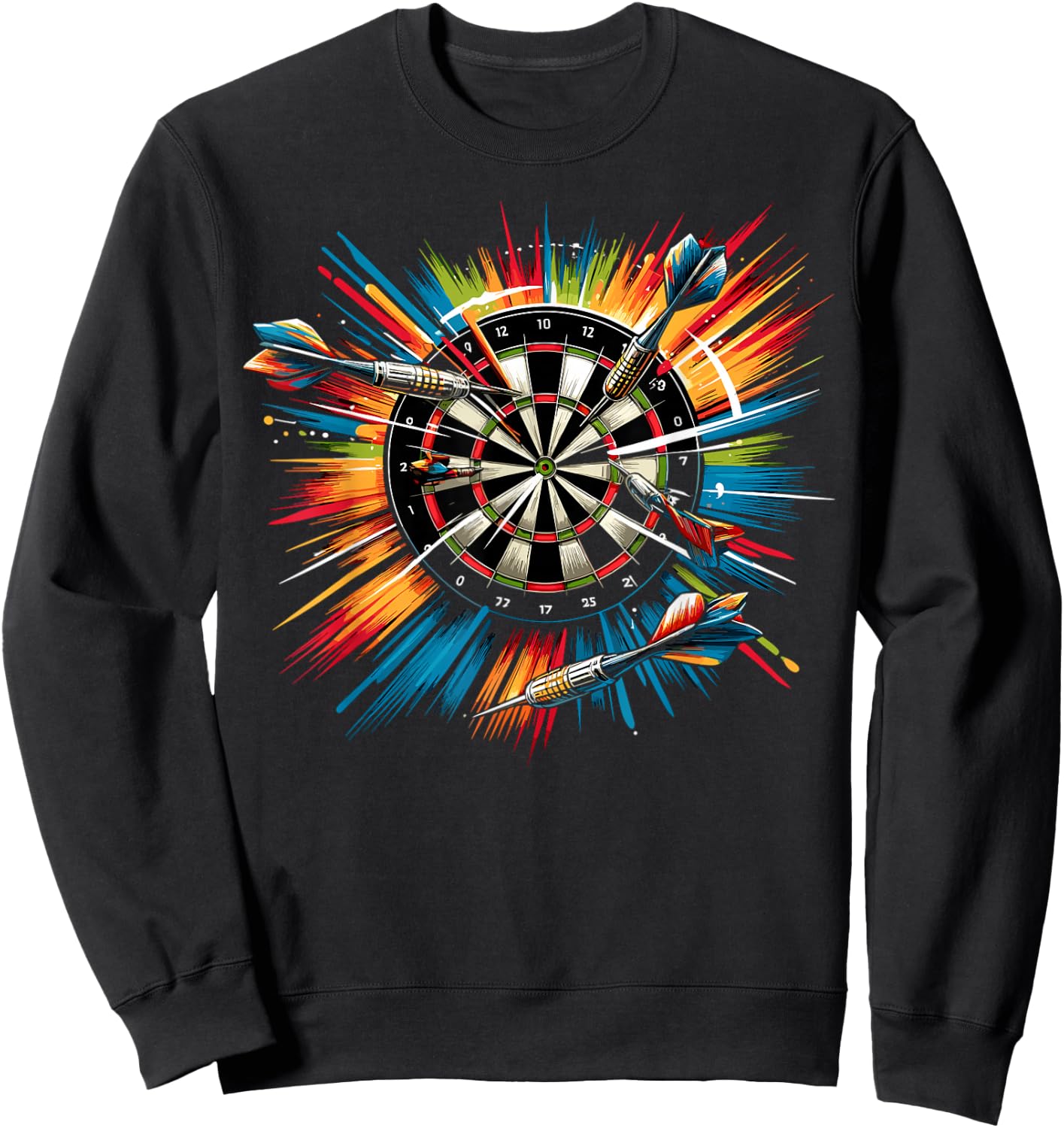 Dart , black Sweatshirt - Sweatshirt | Black