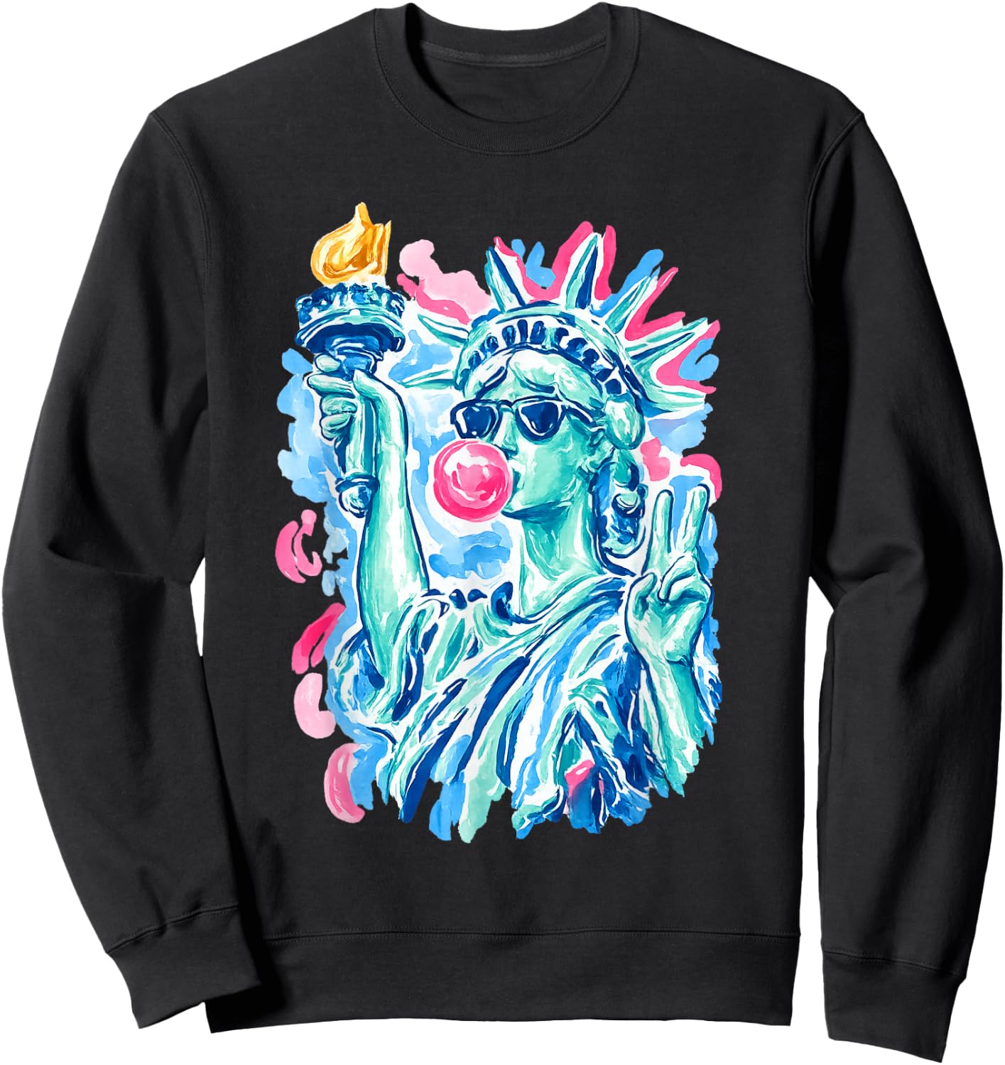 4th of July Sweatshirt - Sweatshirt | Black