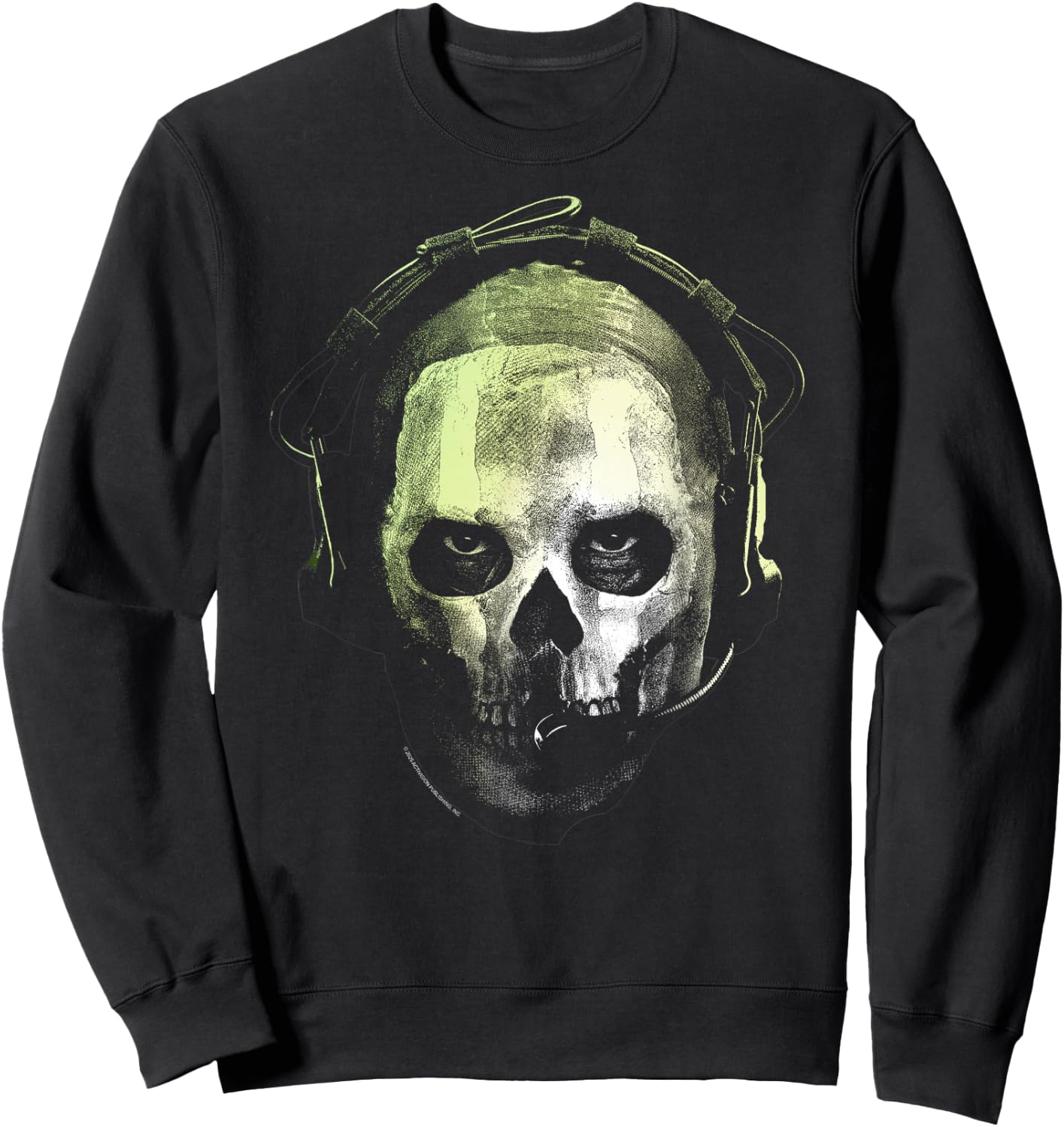 Call of Duty Ghost Skull Portrait Video Game Sweatshirt - Sweatshirt | Black