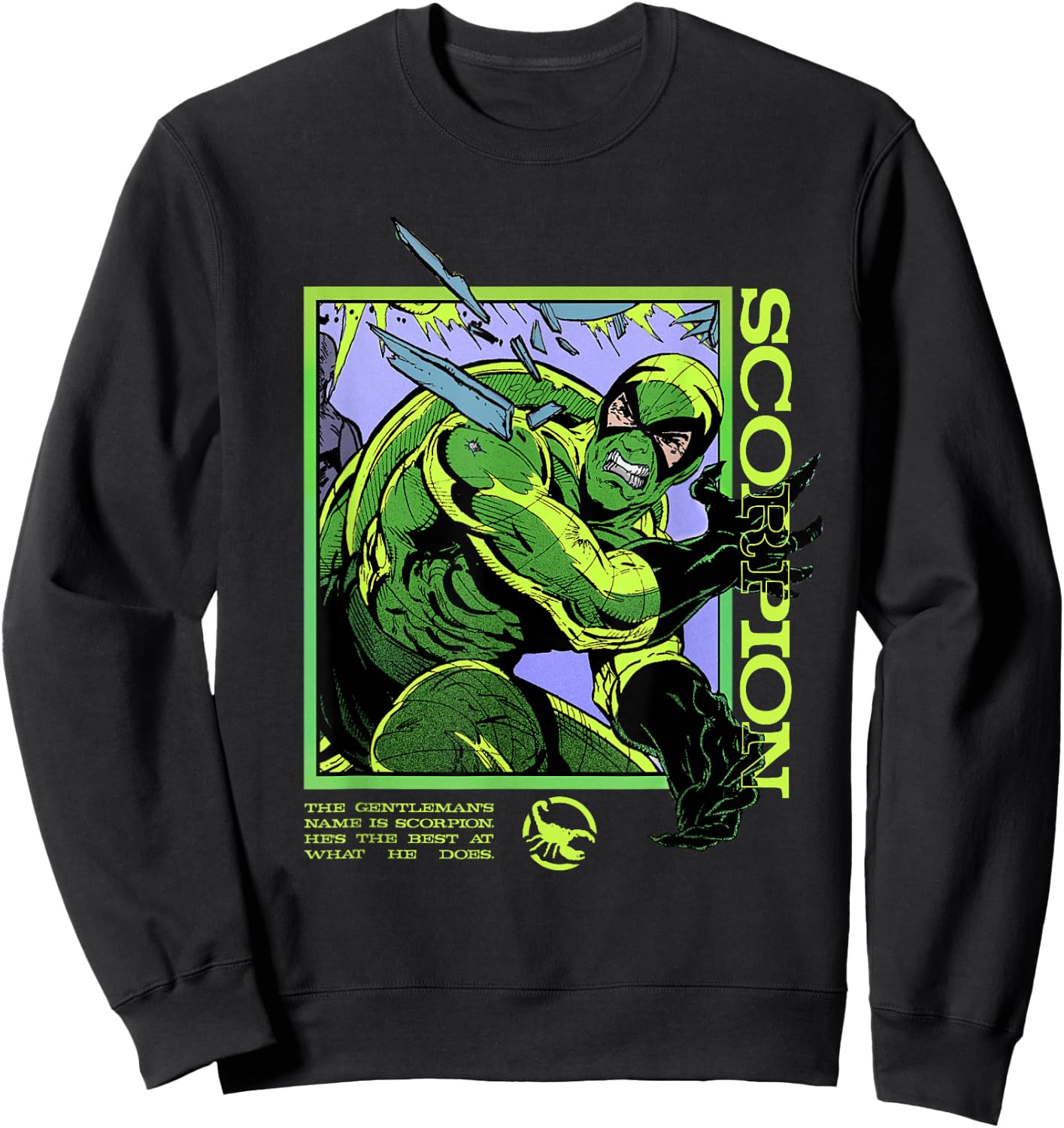 Marvel Comics Spider-Man Scorpion Profile Sweatshirt - Sweatshirt | Black