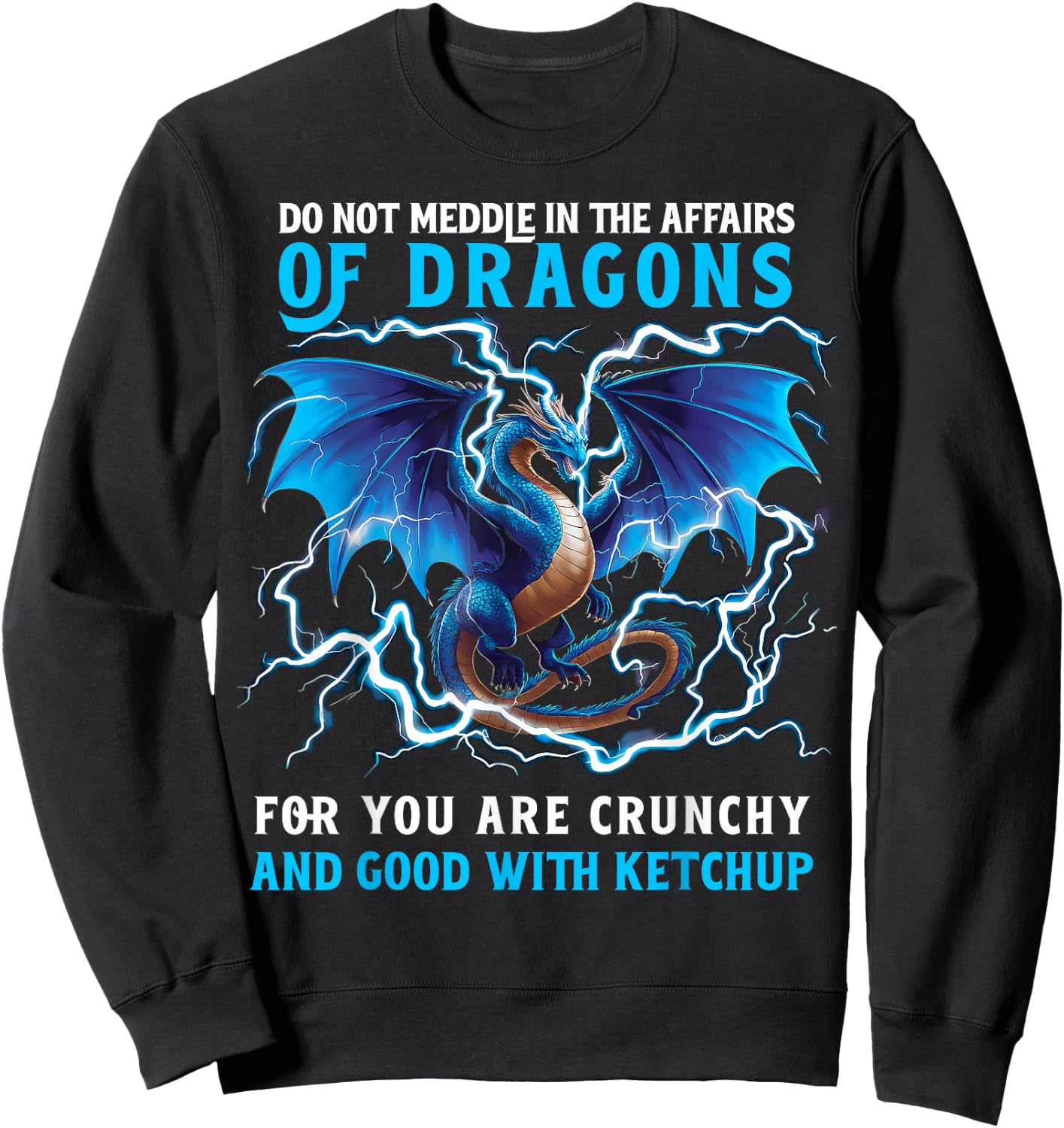 Dragon Chinese Mythical Creature Japanese Sweatshirt - Sweatshirt | Black