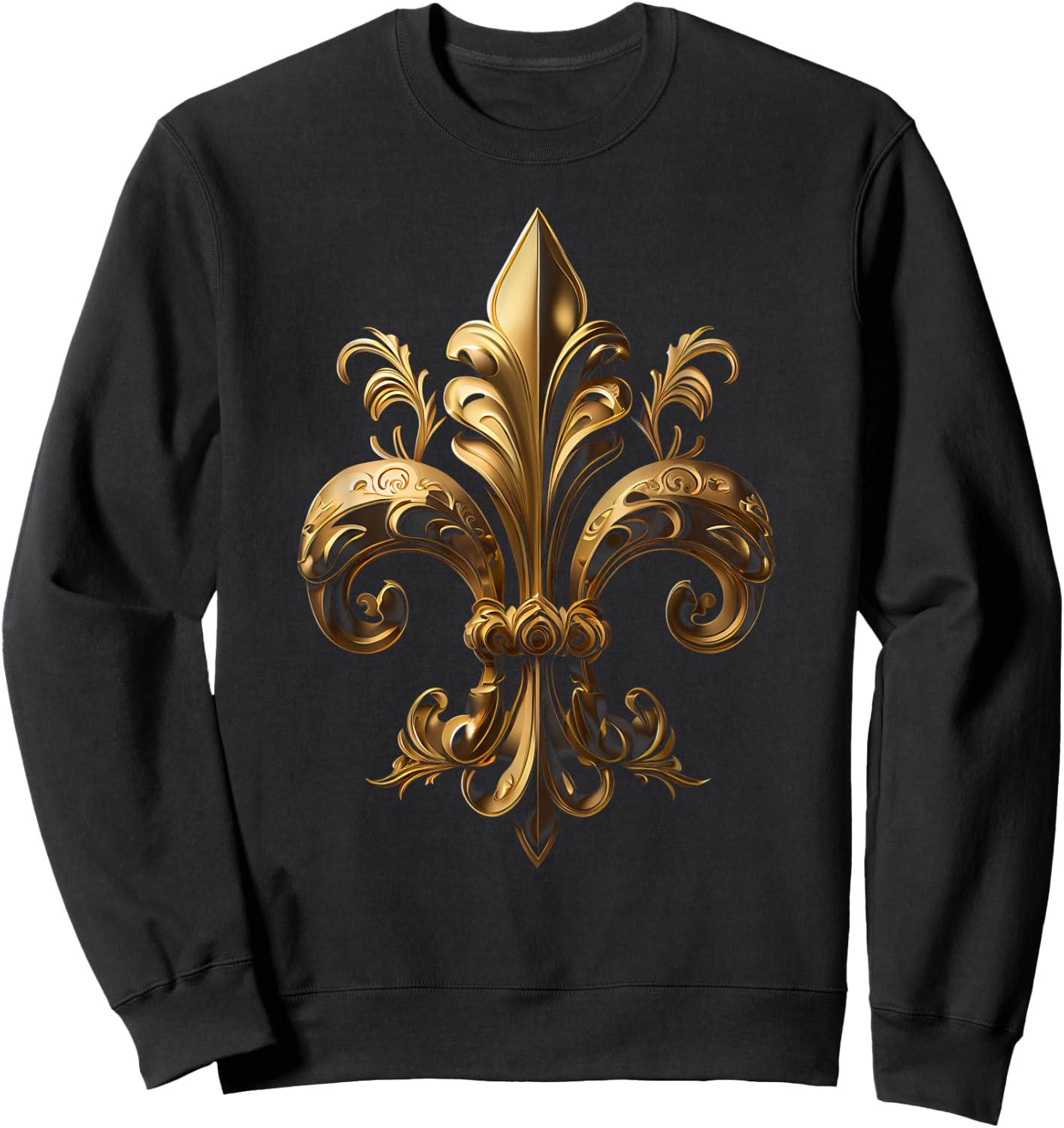 Fleur de Lis Sweatshirt - Sweatshirt | Black