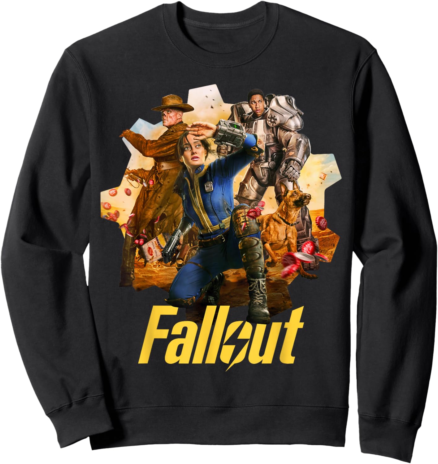 Fallout - Set, Black, S Sweatshirt - Sweatshirt | Black