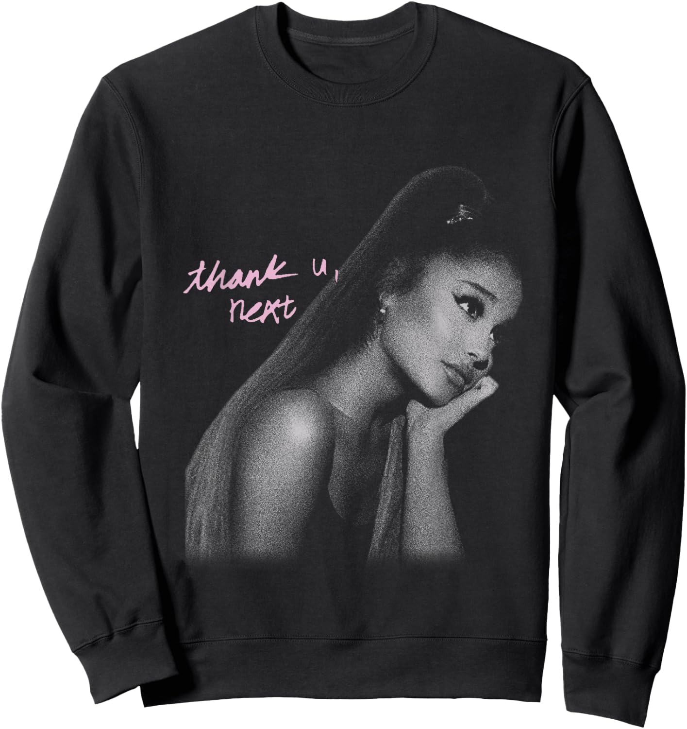 Official Ariana Grande Thank U Next , gray Sweatshirt - Sweatshirt | Black