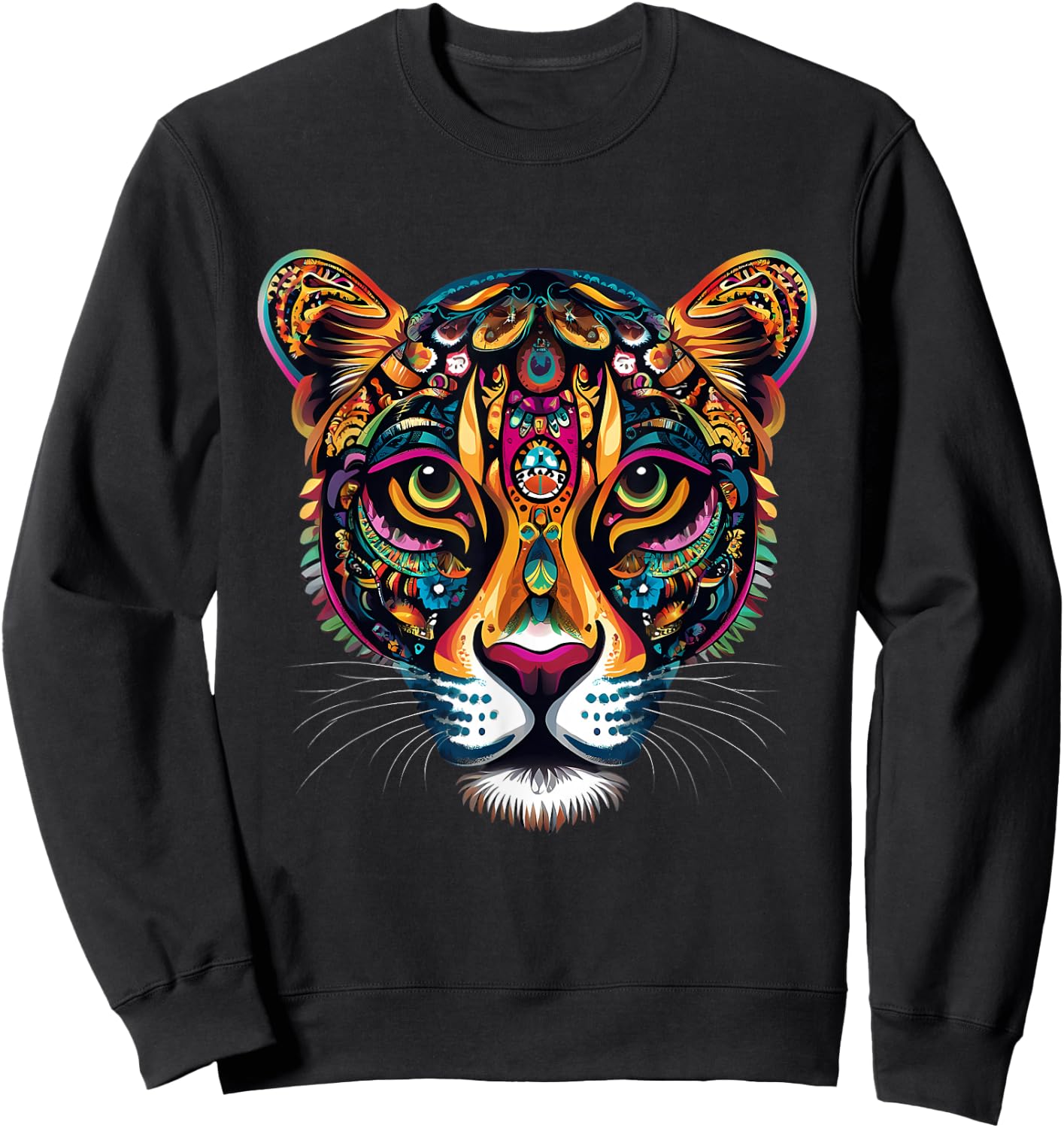 Mayan Jaguar Native Mexican Pride Quetzalcoatl Aztec God Sweatshirt - Sweatshirt | Black