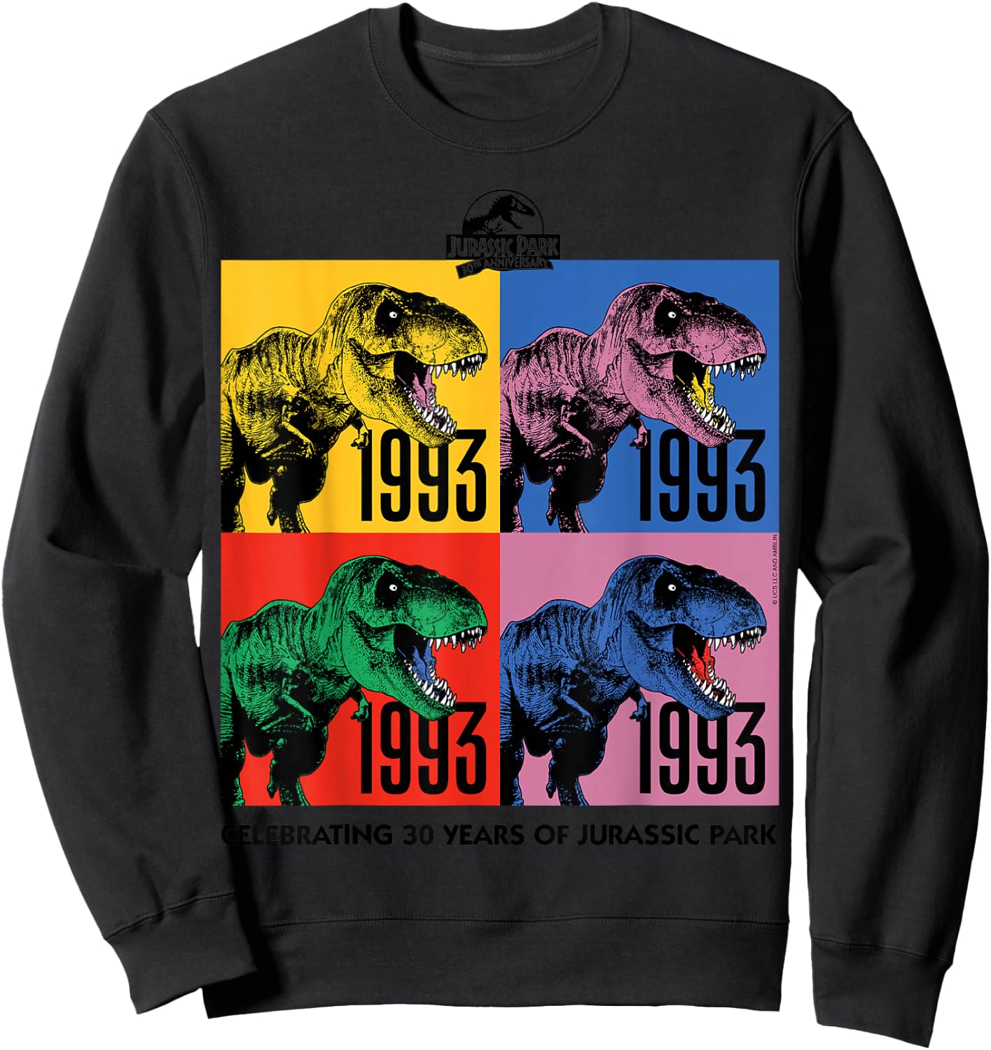30-jähriges Jubiläum von Jurassic Park — 30 Jahre Sweatshirt - Sweatshirt | Black