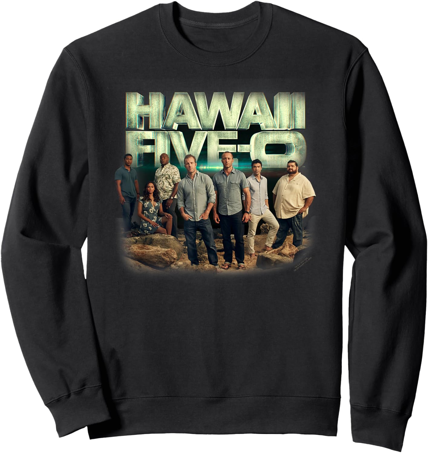 Hawaii Five-O Cast , black Sweatshirt - Sweatshirt | Black