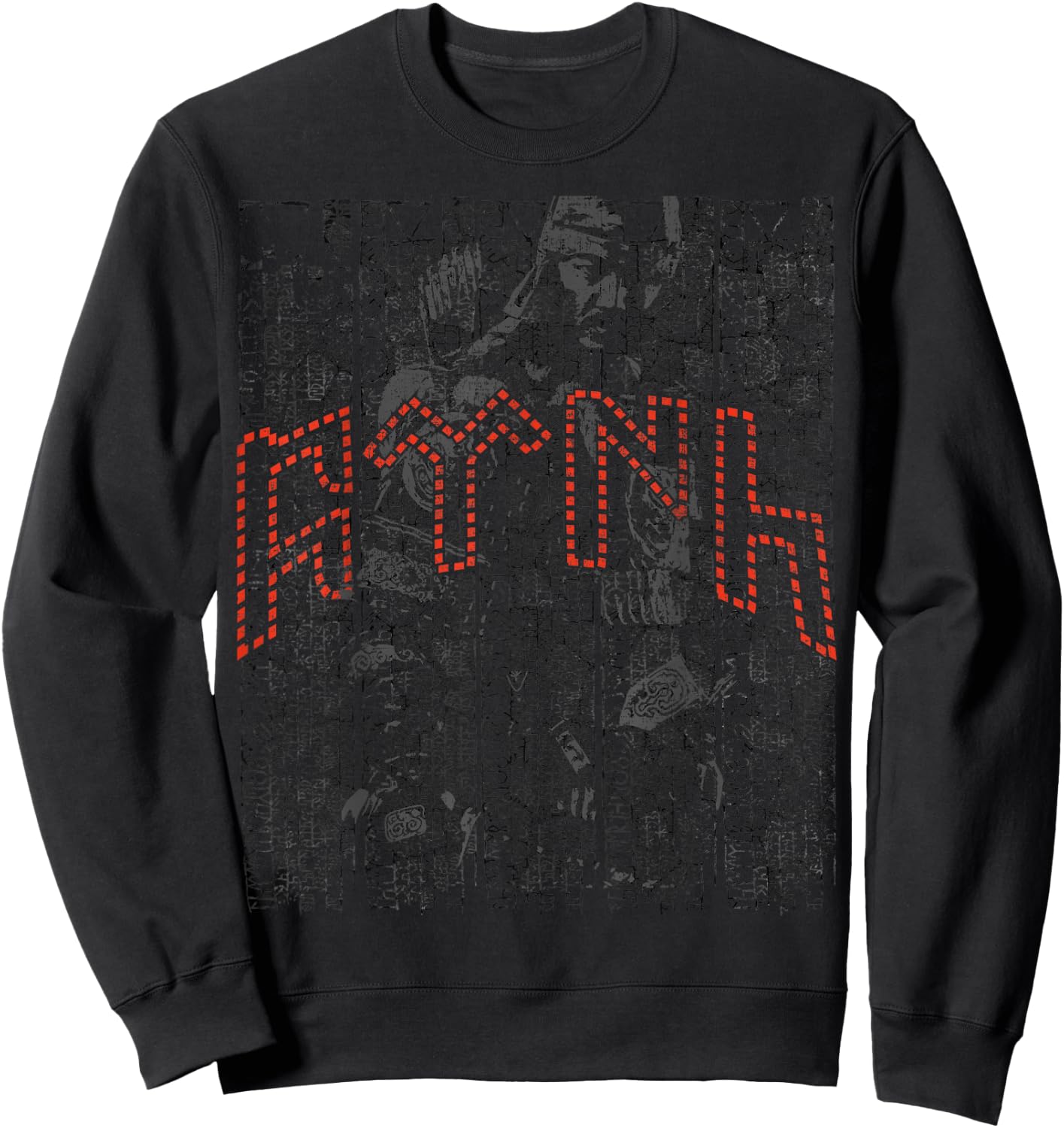 Göktürk TÜRK Türkiye Tonyukuk Yaziti Bozkurt Sweatshirt - Sweatshirt | Black