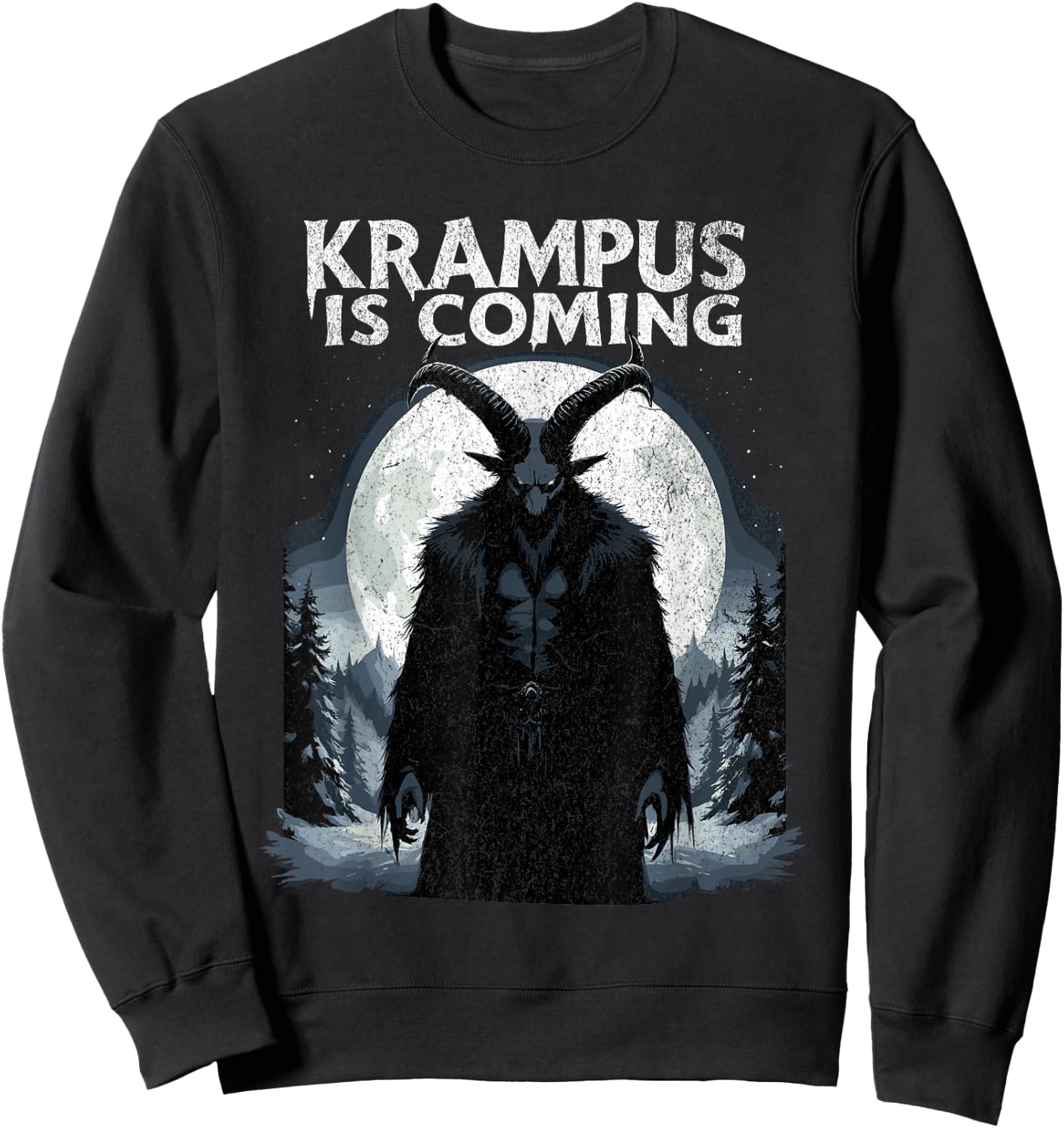 krampusnacht Christmas Xmas Krampus Sweatshirt - Sweatshirt | Black