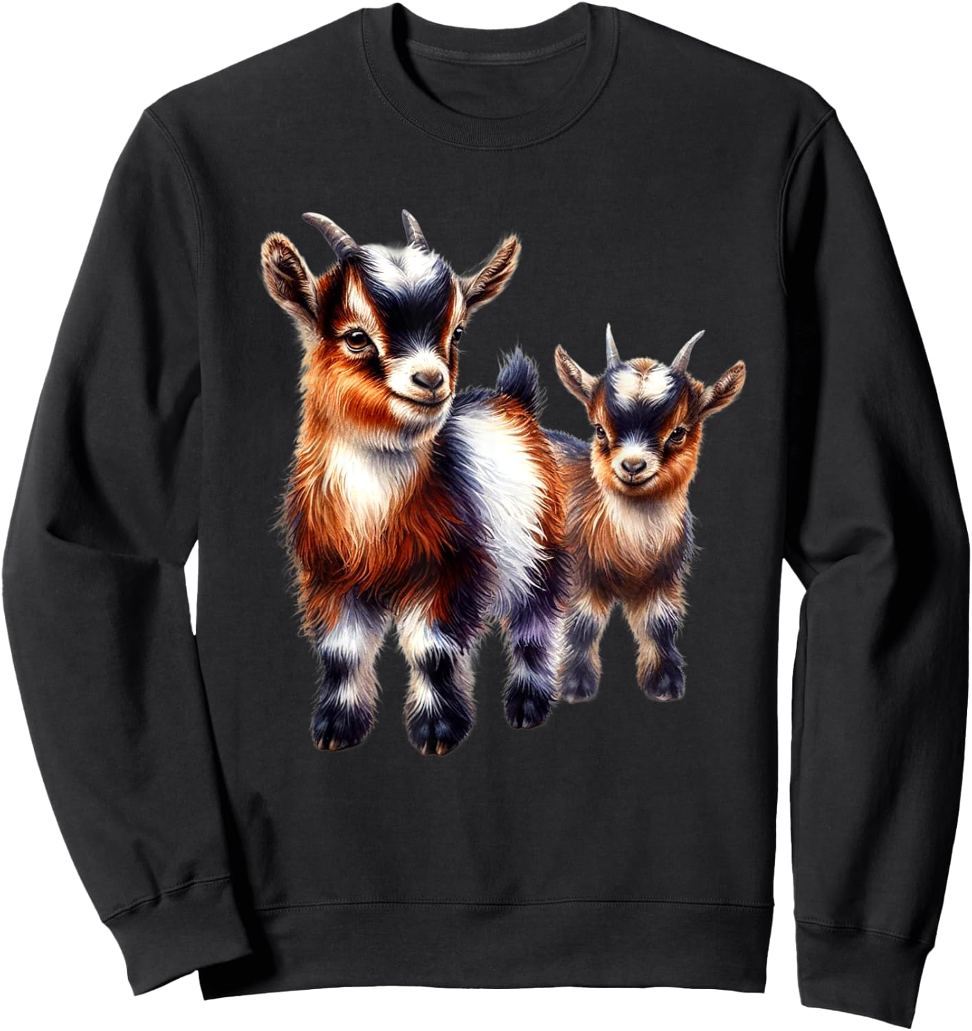 Pygmy Goat Lovers Farm Pygmy Goat Owners Moms Design Sweatshirt - Sweatshirt | Black