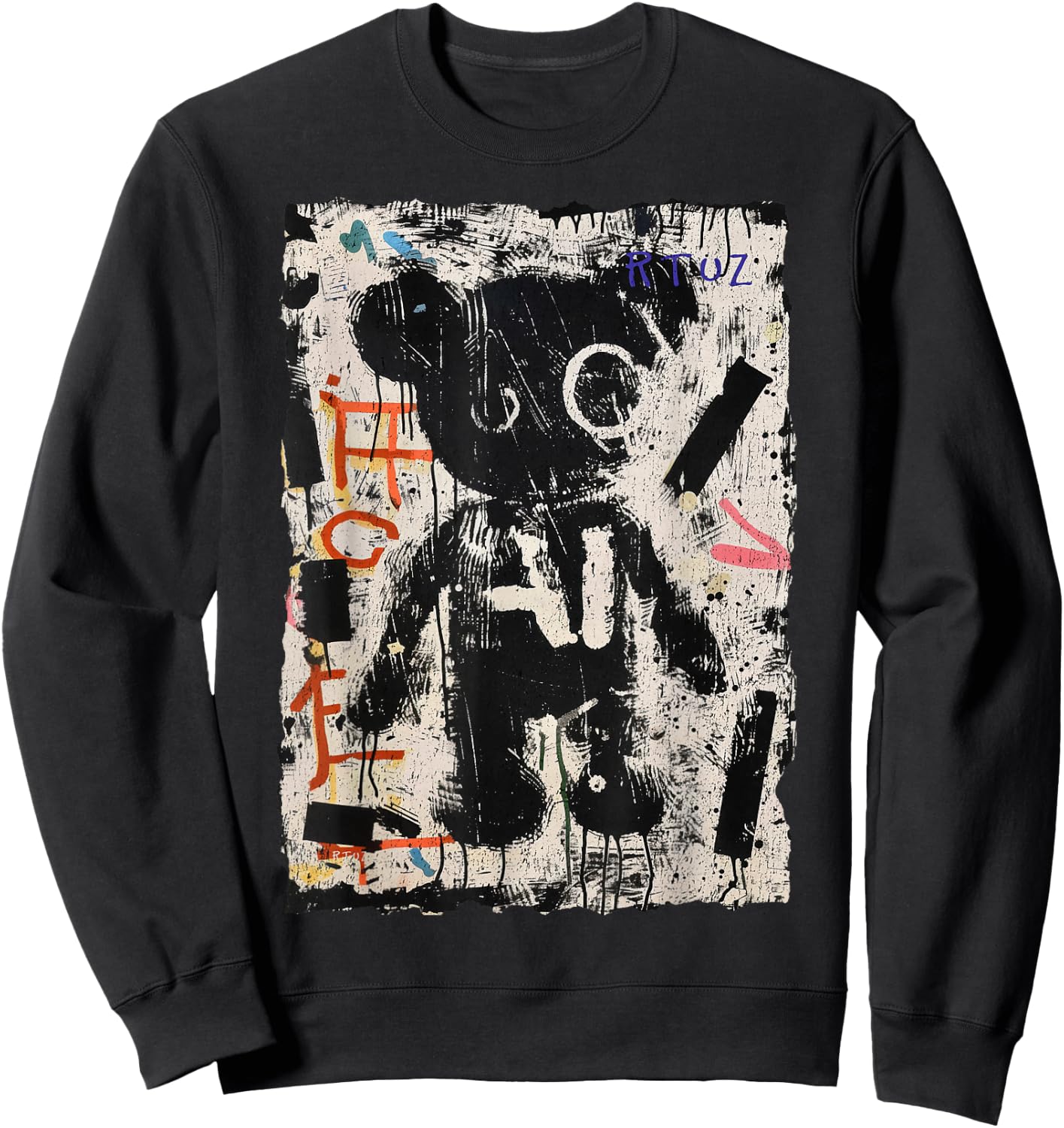 Teddy Bear Graffiti Vintage Teddy Streetwear Teddy , Black, S Sweatshirt - Sweatshirt | Black