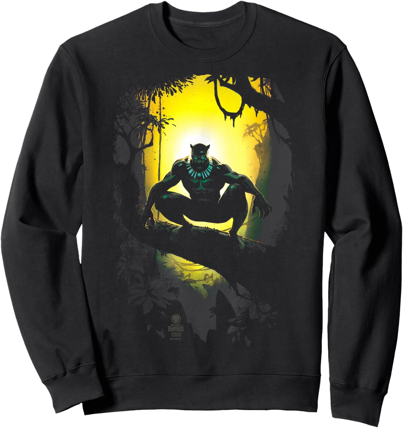 Black Panther - Scene Sweatshirt - Sweatshirt | Black