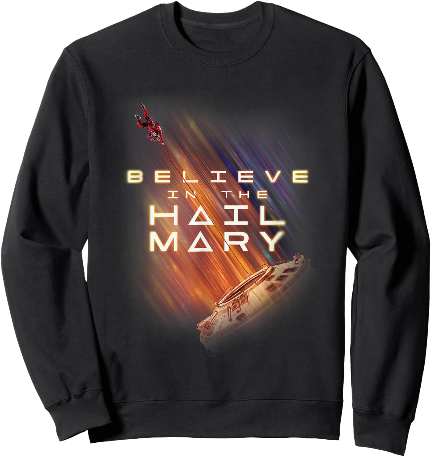 Glaube an das Ave Maria Sweatshirt - Sweatshirt | Black