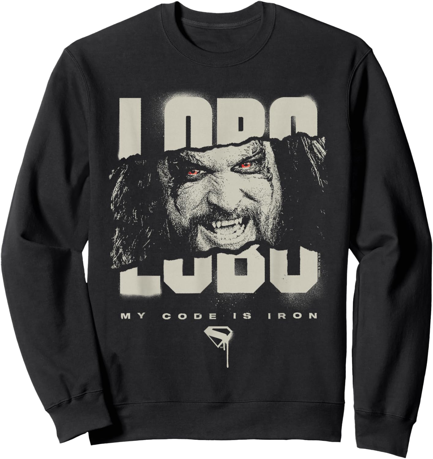 Supergirl 2026 Lobo Code is Iron Sweatshirt - Sweatshirt | Black