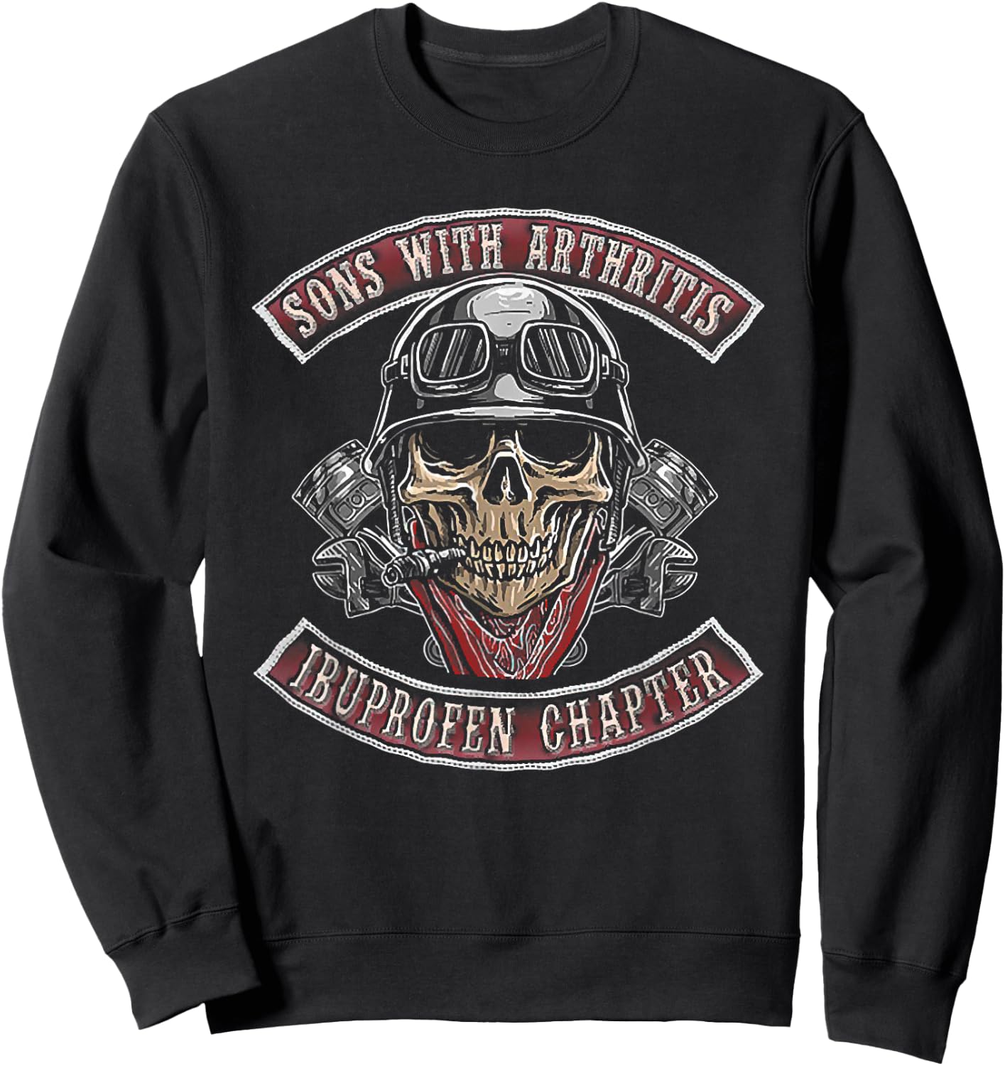 Sons With Arthritis Ibuprofen Chapter Sweatshirt - Sweatshirt | Black