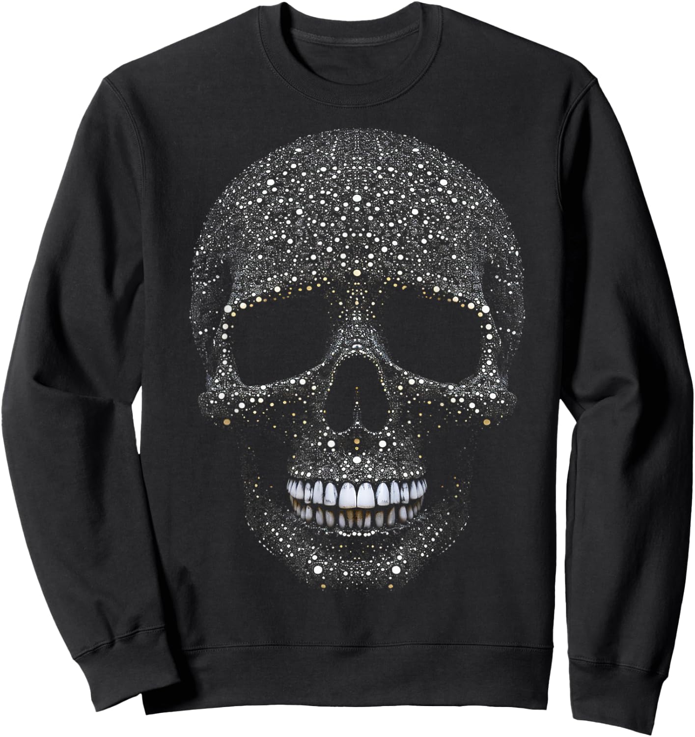 Skull Art Graphic Skull , Black, S Sweatshirt - Sweatshirt | Black