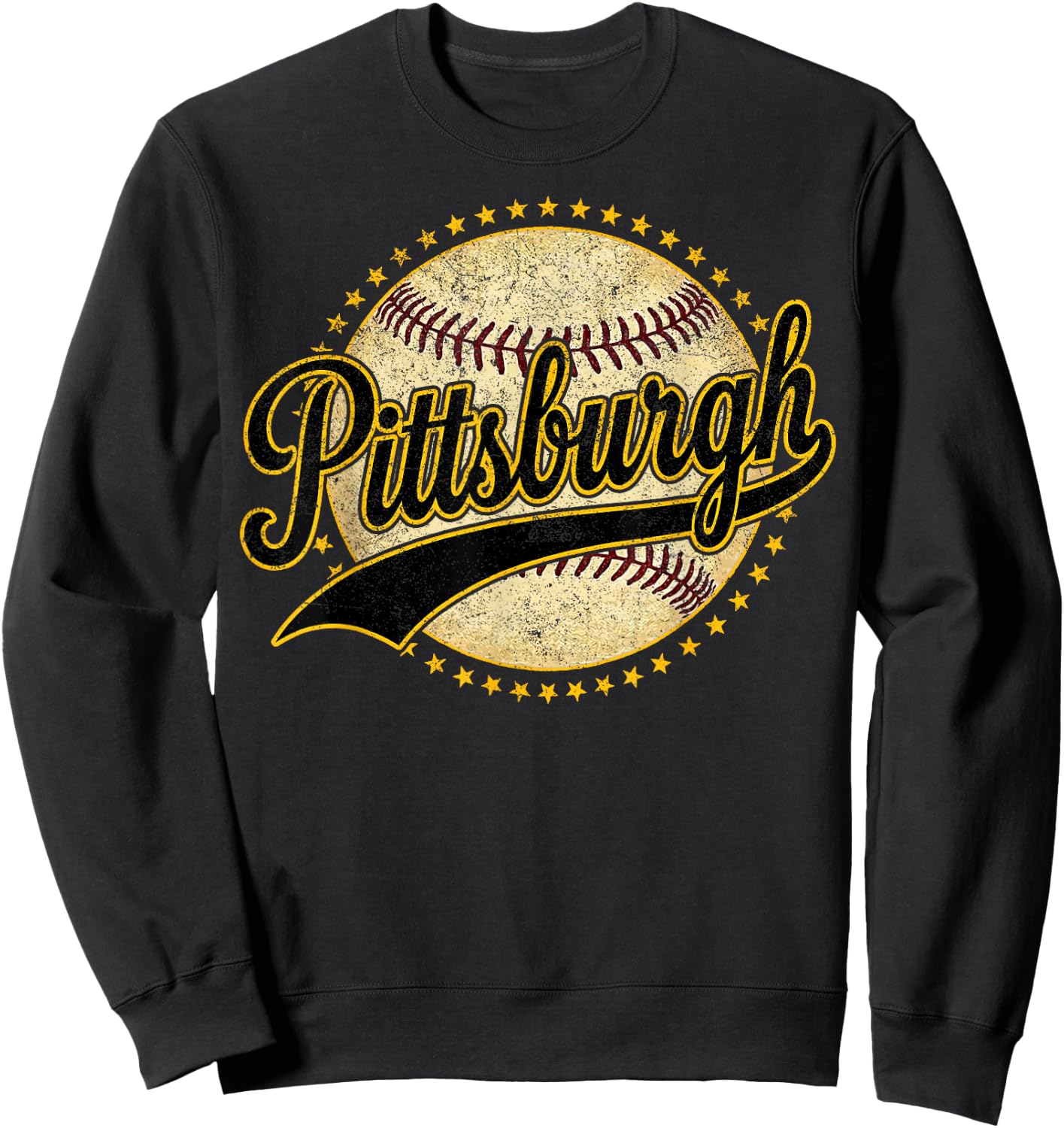 Retro Pittsburgh Throwback Classic Pittsburgh Sweatshirt - Sweatshirt | Black