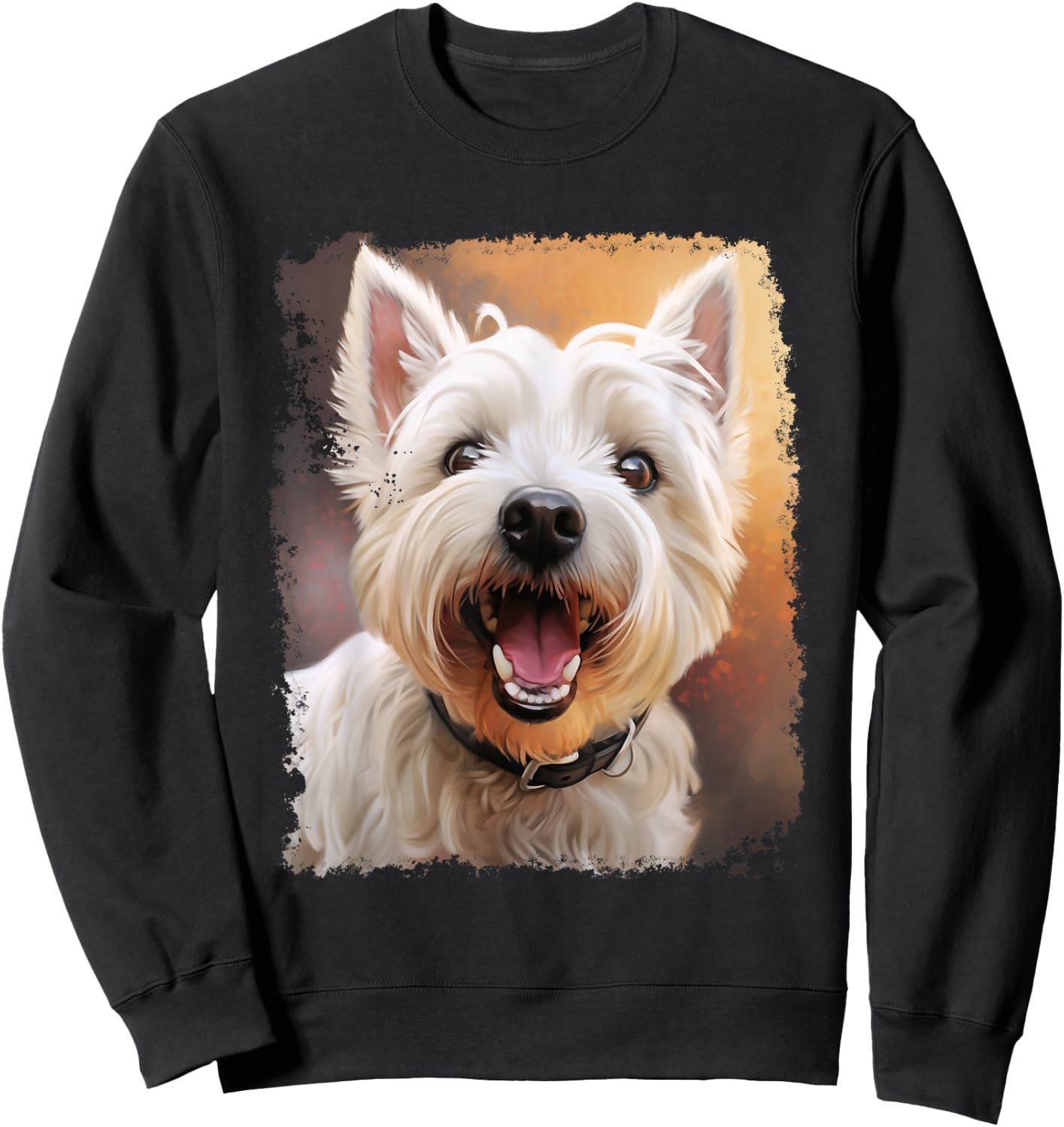 Westie Dog West Highland White Terrier Sweatshirt - Sweatshirt | Black