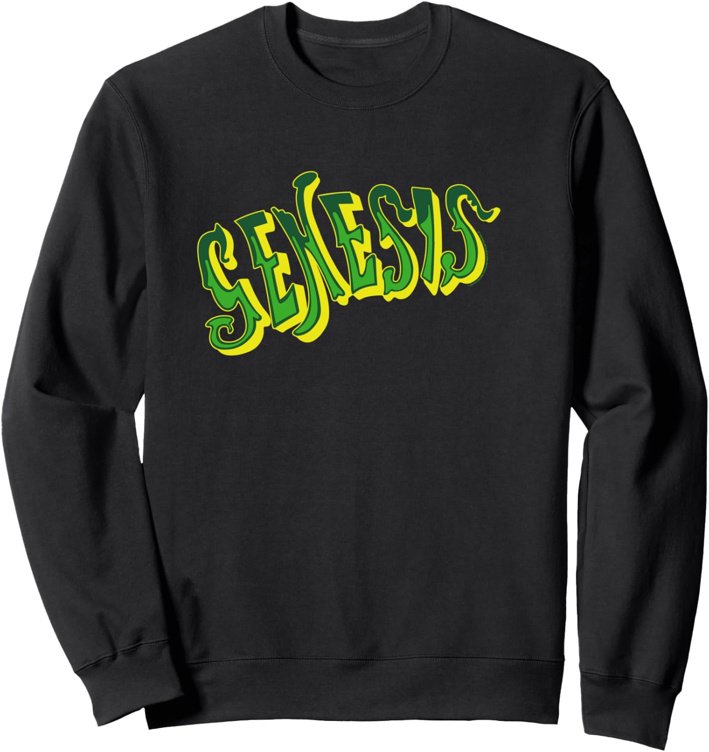 Genesis Old School Logo Green Sweatshirt - Sweatshirt | Black