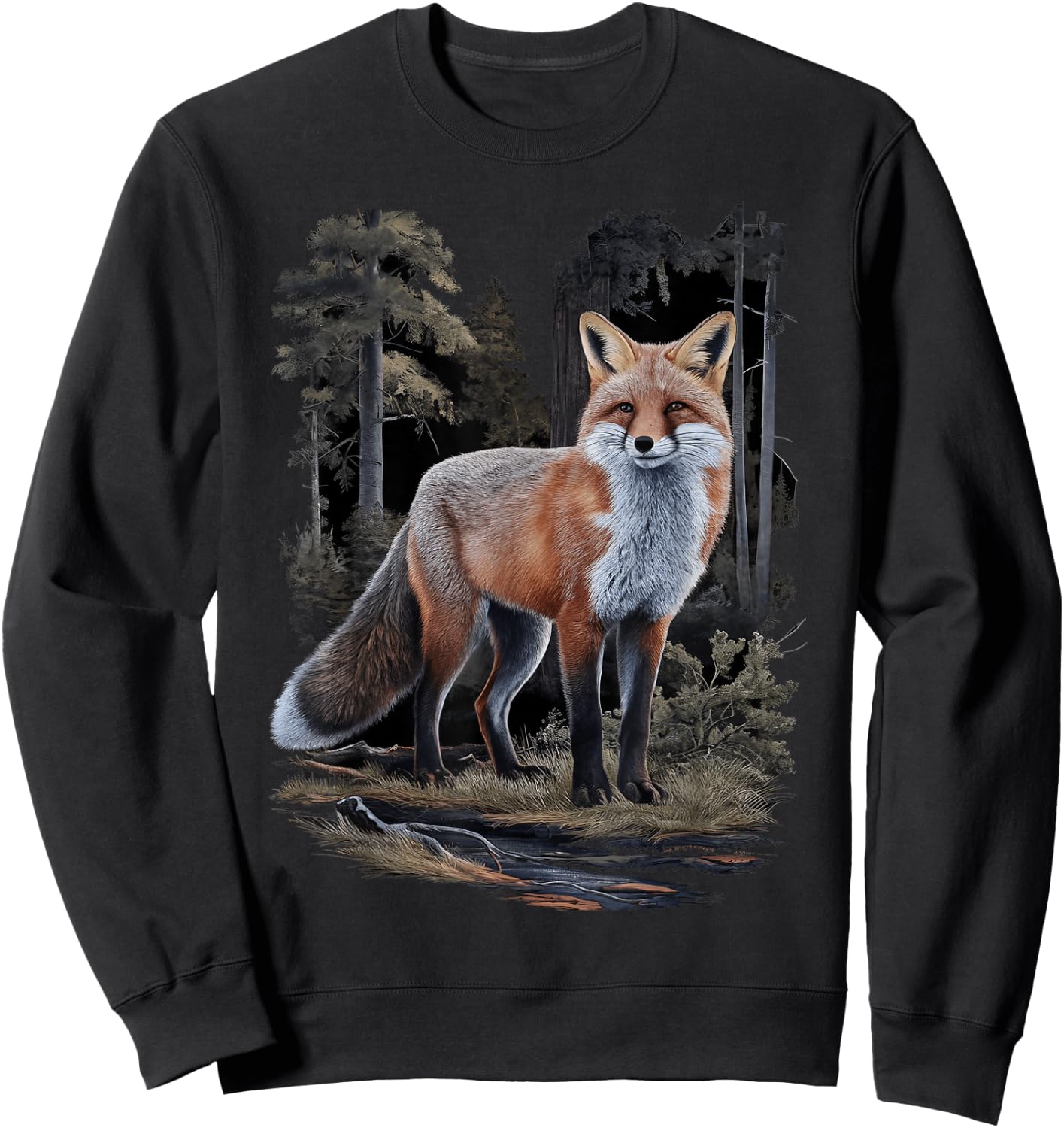 Jäger & Jägerin Fuchs Jagd Geschenk Jagdkleidung Fuchs Sweatshirt - Sweatshirt | Black