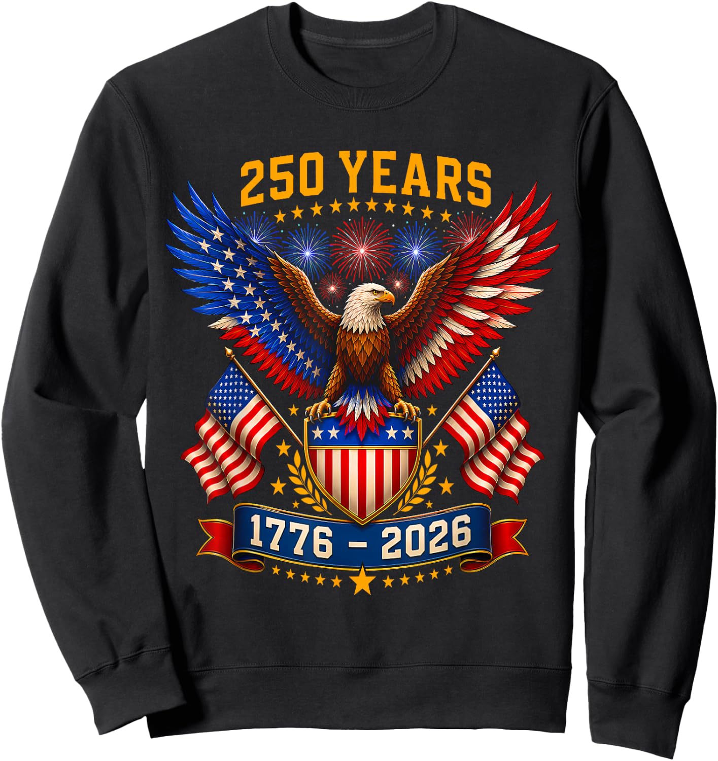 4th July Sweatshirt - Sweatshirt | Black