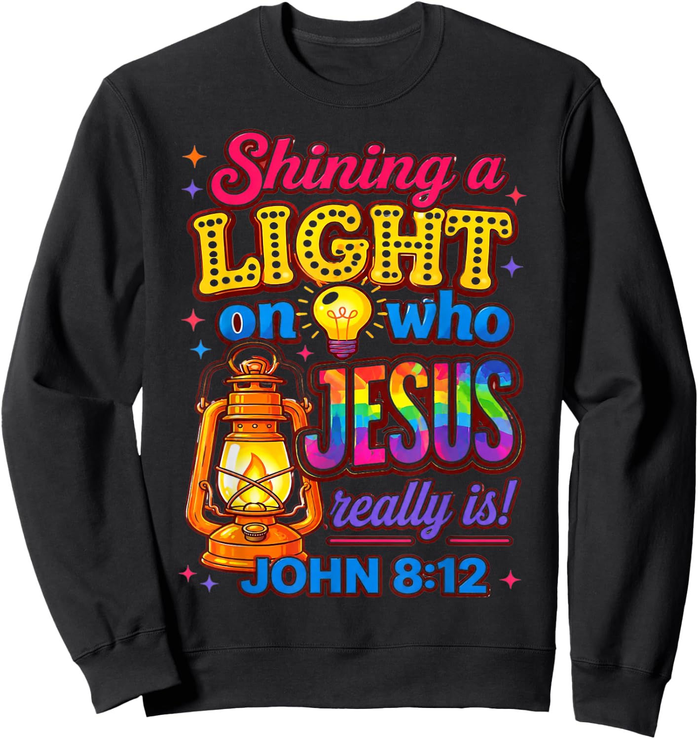 Jesus Light of The World Illumination Station VBS 2026 Sweatshirt - Sweatshirt | Black