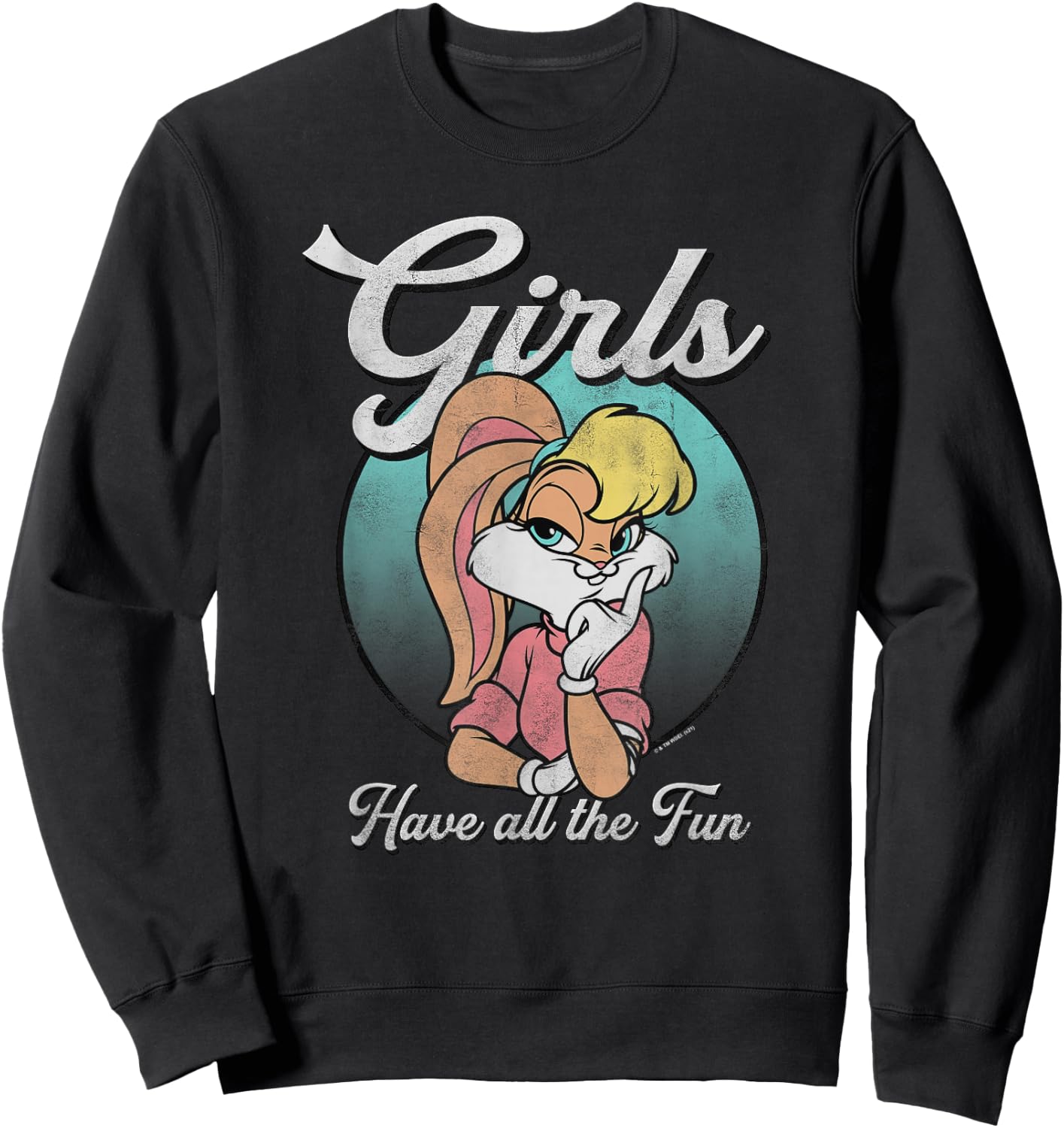 Looney Tunes Lola Bunny Portrait Girls Just Wanna Have Fun Sweatshirt - Sweatshirt | Black