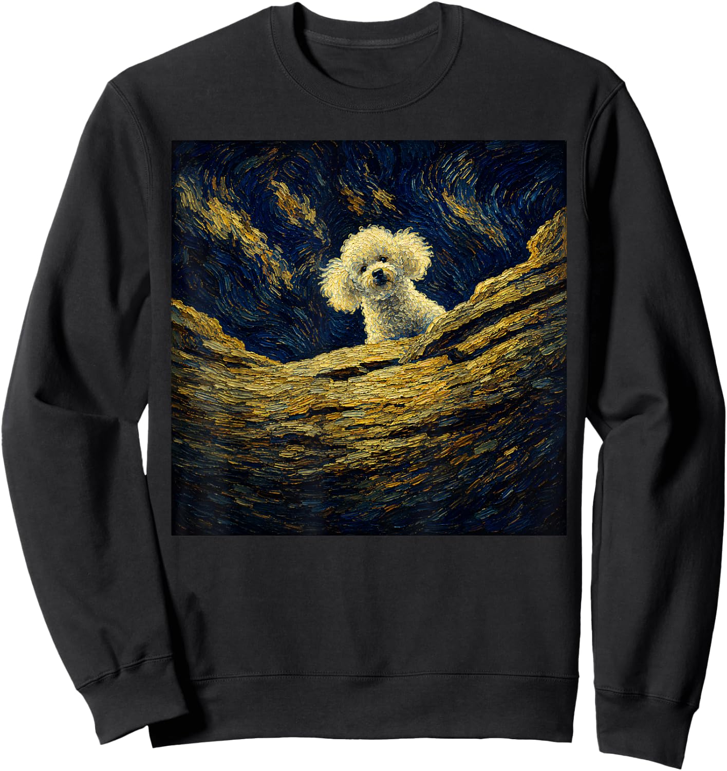 A Little Lamb in the Killer Silence Cute Serial Dog Sweatshirt - Sweatshirt | Black