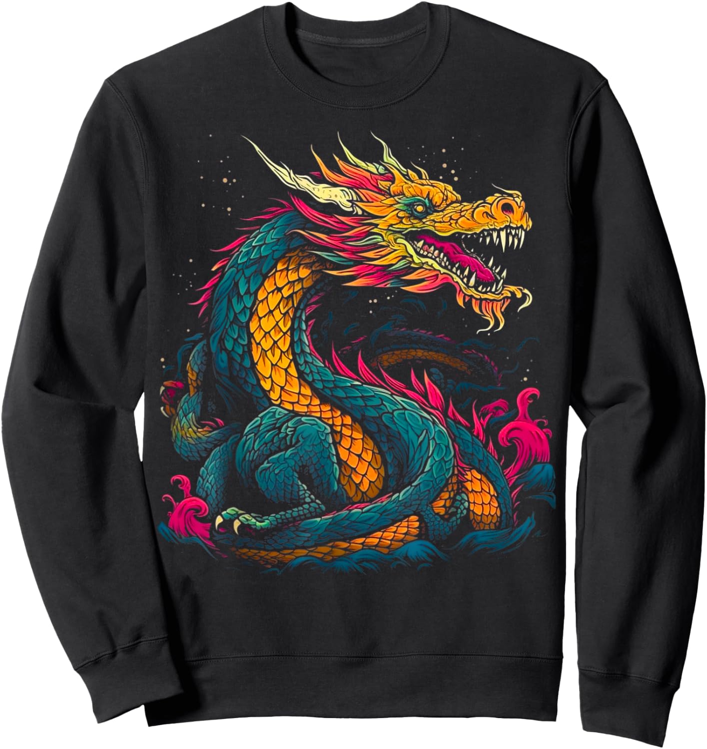 Tiamat Queen Mother Dragon Babylonian Mythology Sweatshirt - Sweatshirt | Black
