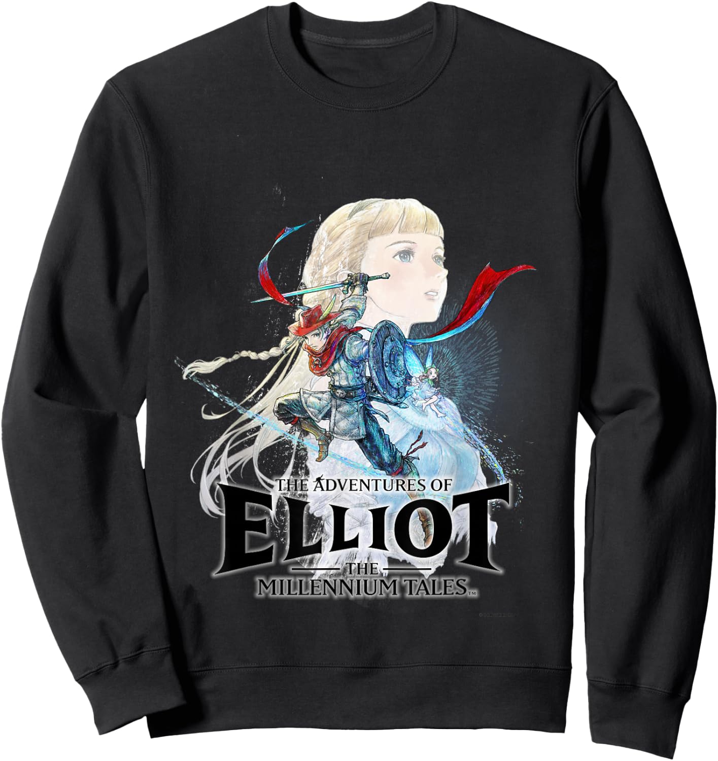 Official THE Adventures of Elliot Box Art Sweatshirt - Sweatshirt | Black